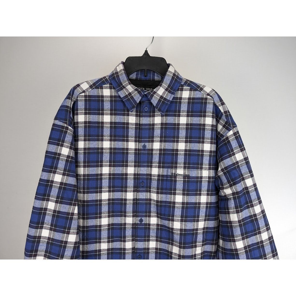 Balenciaga o1rshd1 Logo Shirt in Multicolor Size US XS / EU 42 / 0 - 7 Thumbnail
