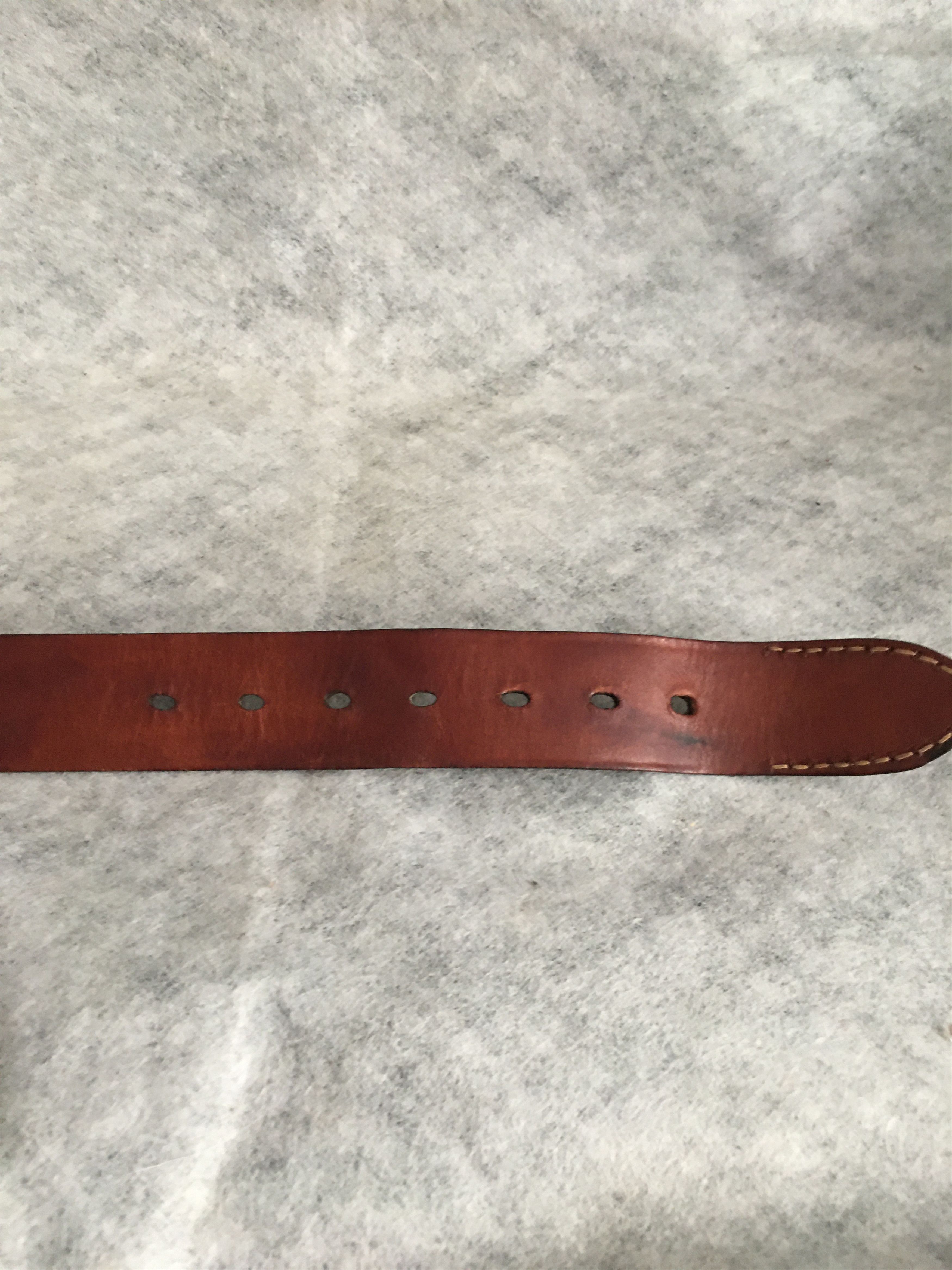 Other Bagpipe Parma Leather Italy Belt Croco Embossed Size 40/65 Size ONE SIZE - 11 Thumbnail