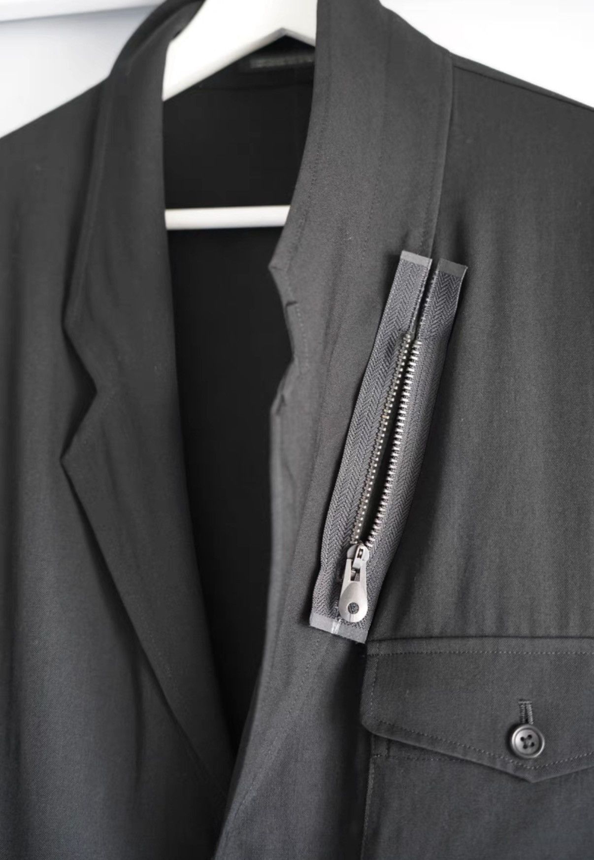 Yohji Yamamoto Yohji Yamamoto 17SS Multi-Pocket Zipper Long Suit Size US M / EU 48-50 / 2 - 4 Thumbnail