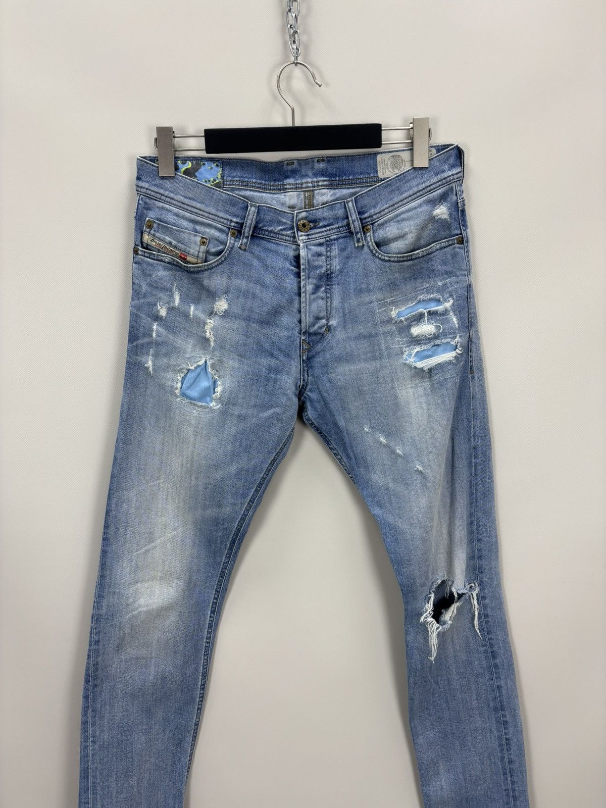 Diesel Mens jeans Diesel Size 31 Color Blue Size US 31 - 2 Thumbnail