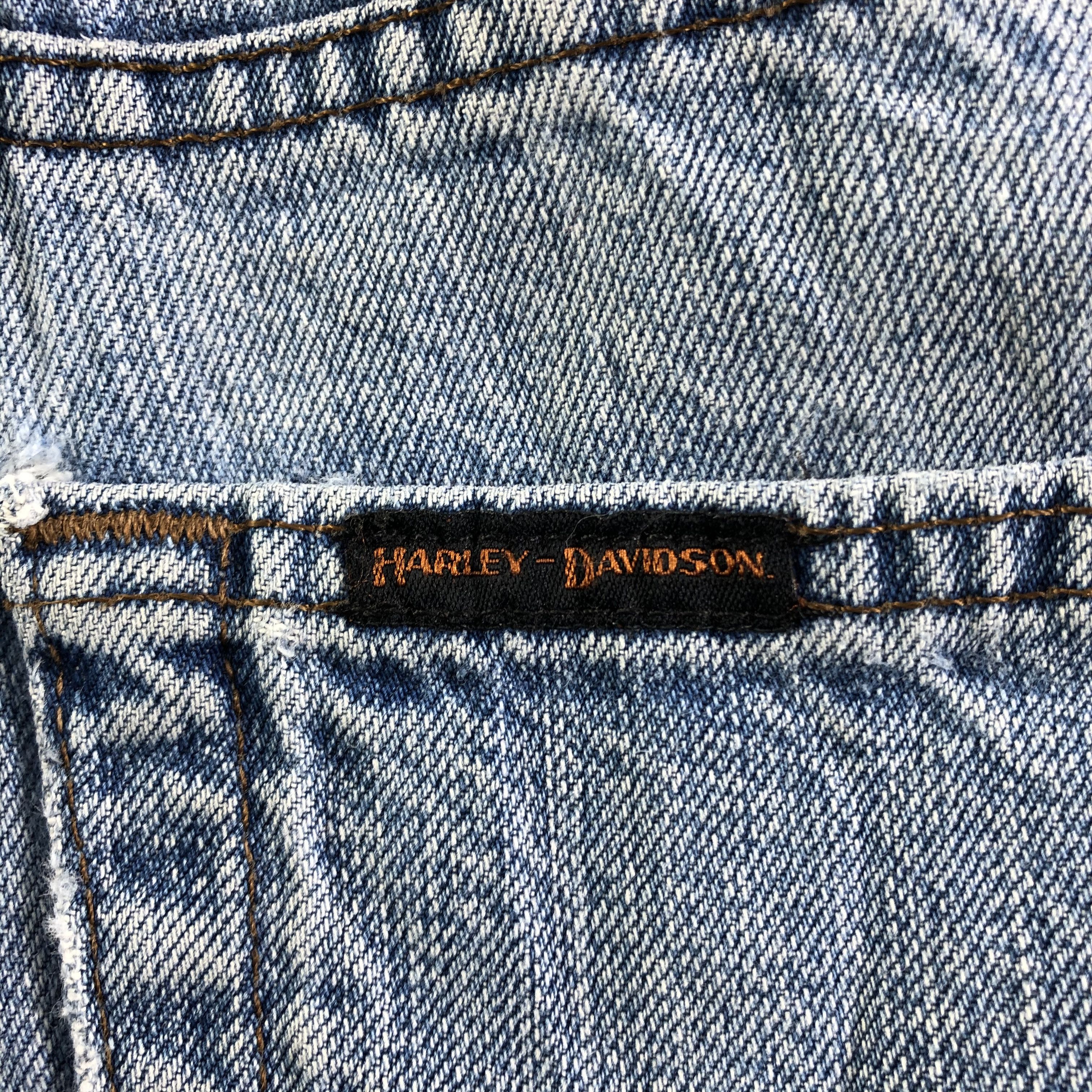 Harley Davidson Vintage Harley Davidson Jeans-J3768 Size US 39 - 8 Thumbnail