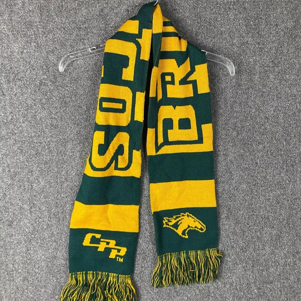 Other Denver Broncos Scarf Knit Green Yellow Size ONE SIZE - 3 Thumbnail