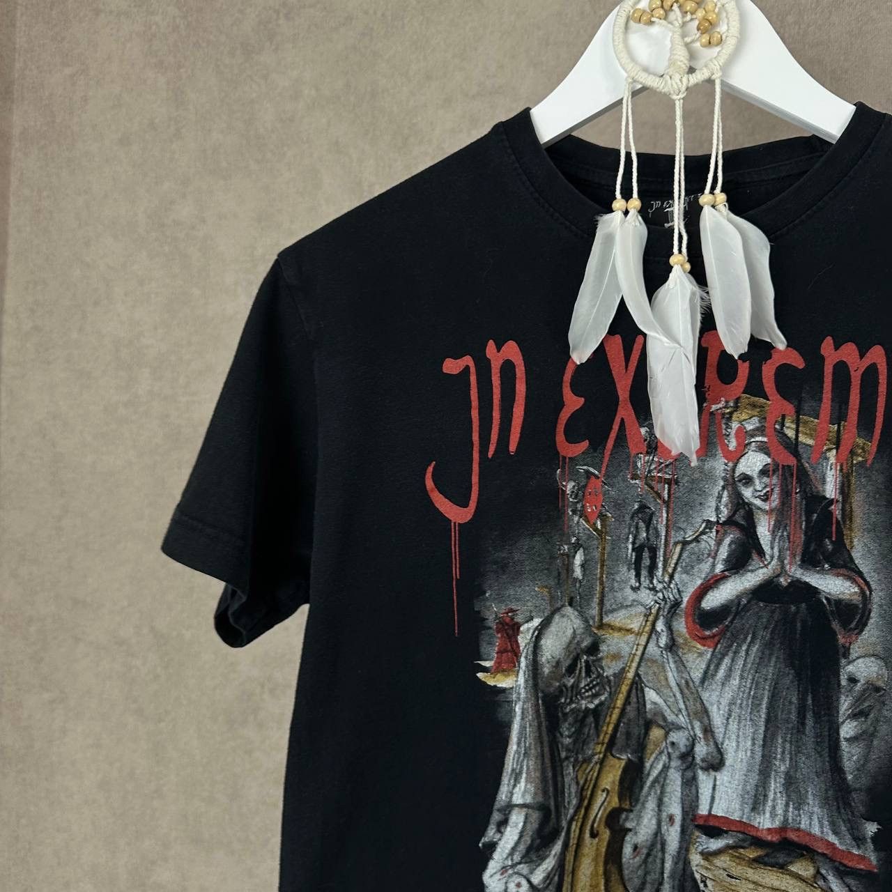 Band Tees Vintage In Extremo T-shirts Big Logo Band Rock Y2K 00s USA Size US M / EU 48-50 / 2 - 5 Thumbnail
