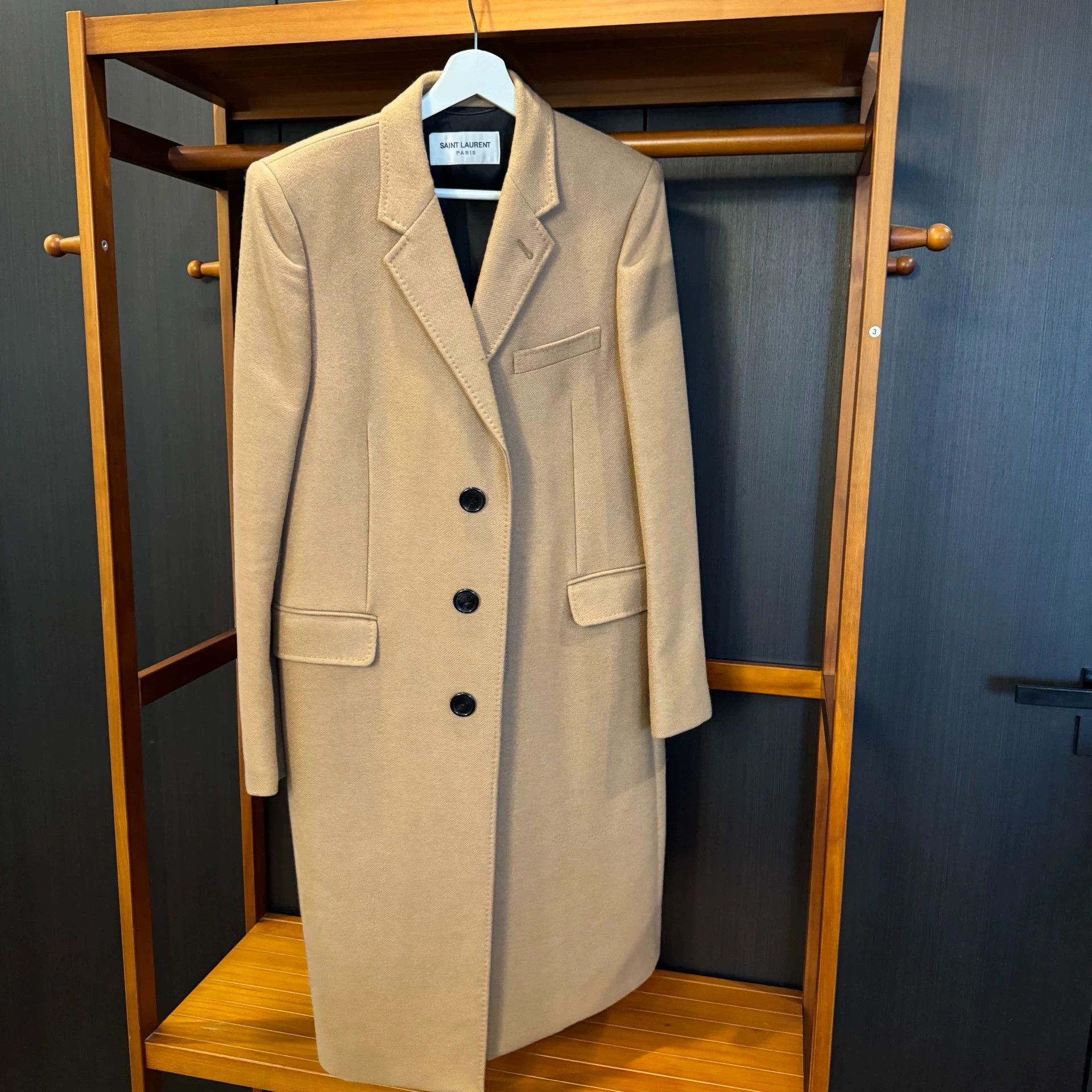 Saint Laurent Paris Saint Laurent Paris Men's khaki coat Size US M / EU 48-50 / 2 - 1 Thumbnail