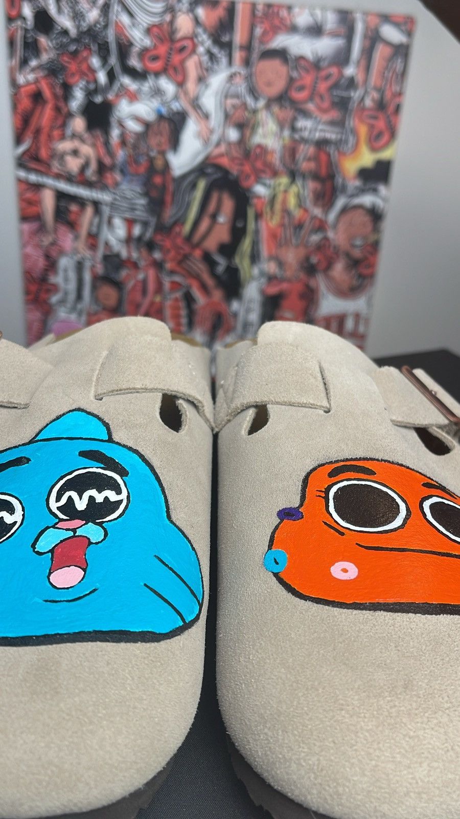 Gumball & Darwin Birkenstock Boston Style Slip Ons