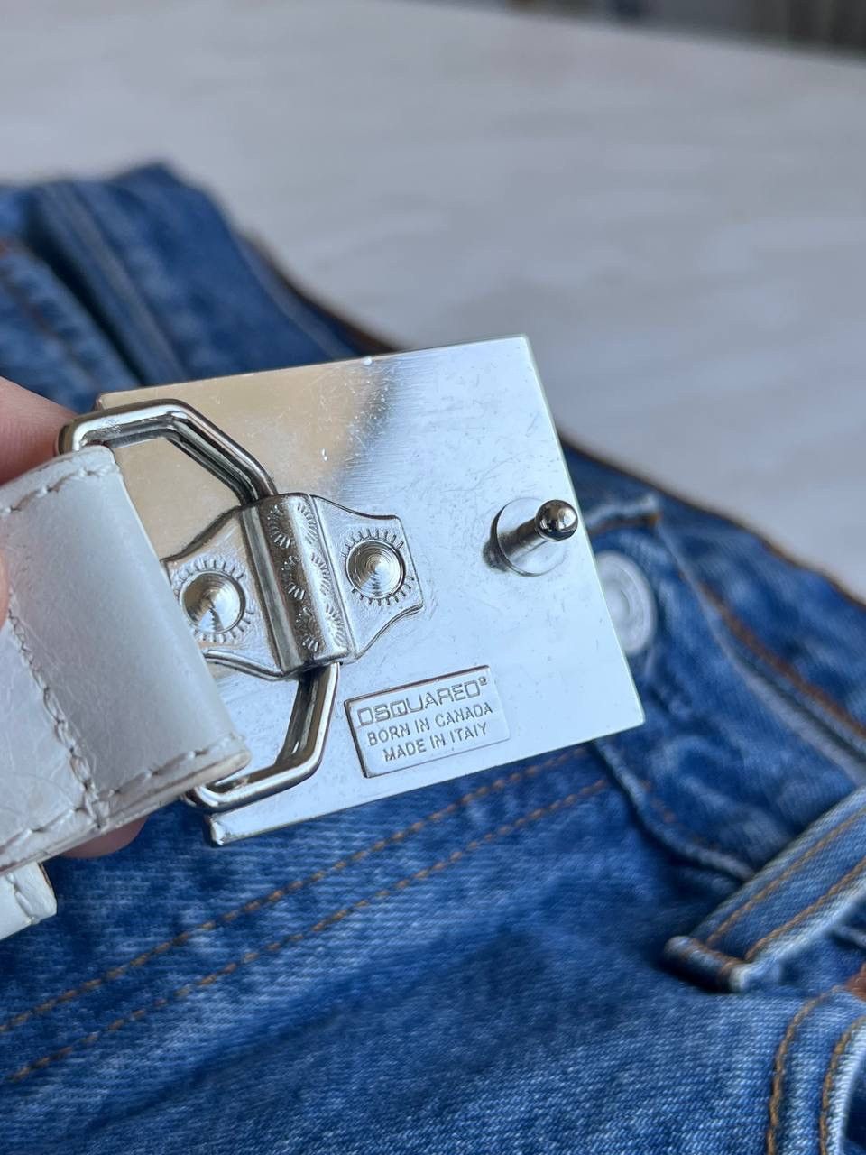 Dsquared2 Dsquared2 belt buckle logo leather y2k dsq2 Size ONE SIZE - 2 Thumbnail