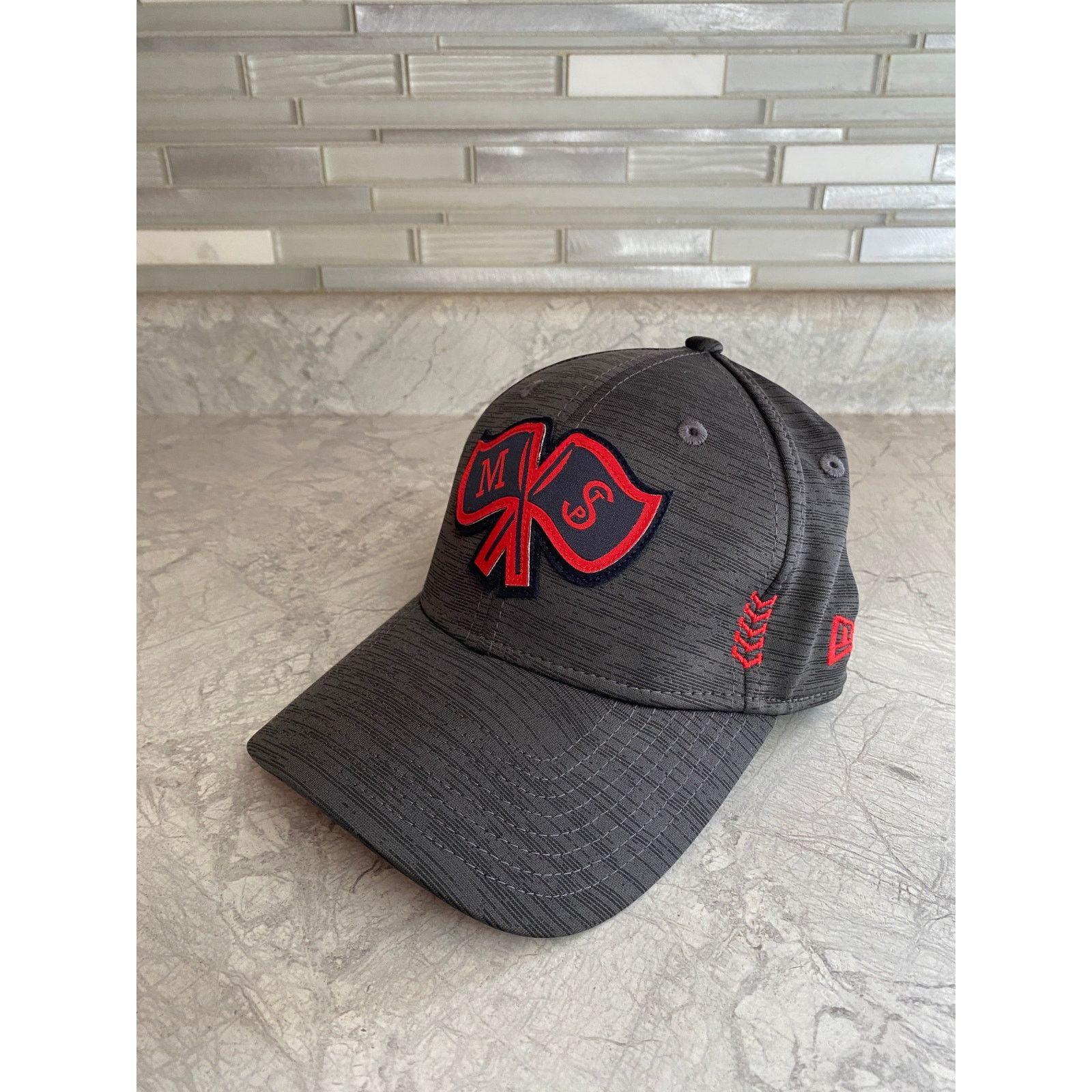 New Era Minnesota Twins Gray New Era Stretch Fit Hat S/M Size ONE SIZE - 1 Thumbnail