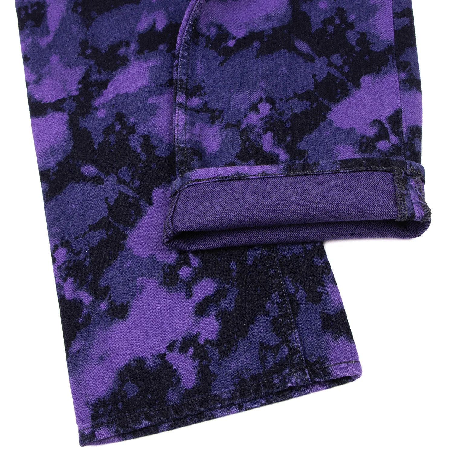 Issey Miyake Indigo Dyed Cotton Pants in Purple Black, Size M Size US 34 / EU 50 - 8 Thumbnail