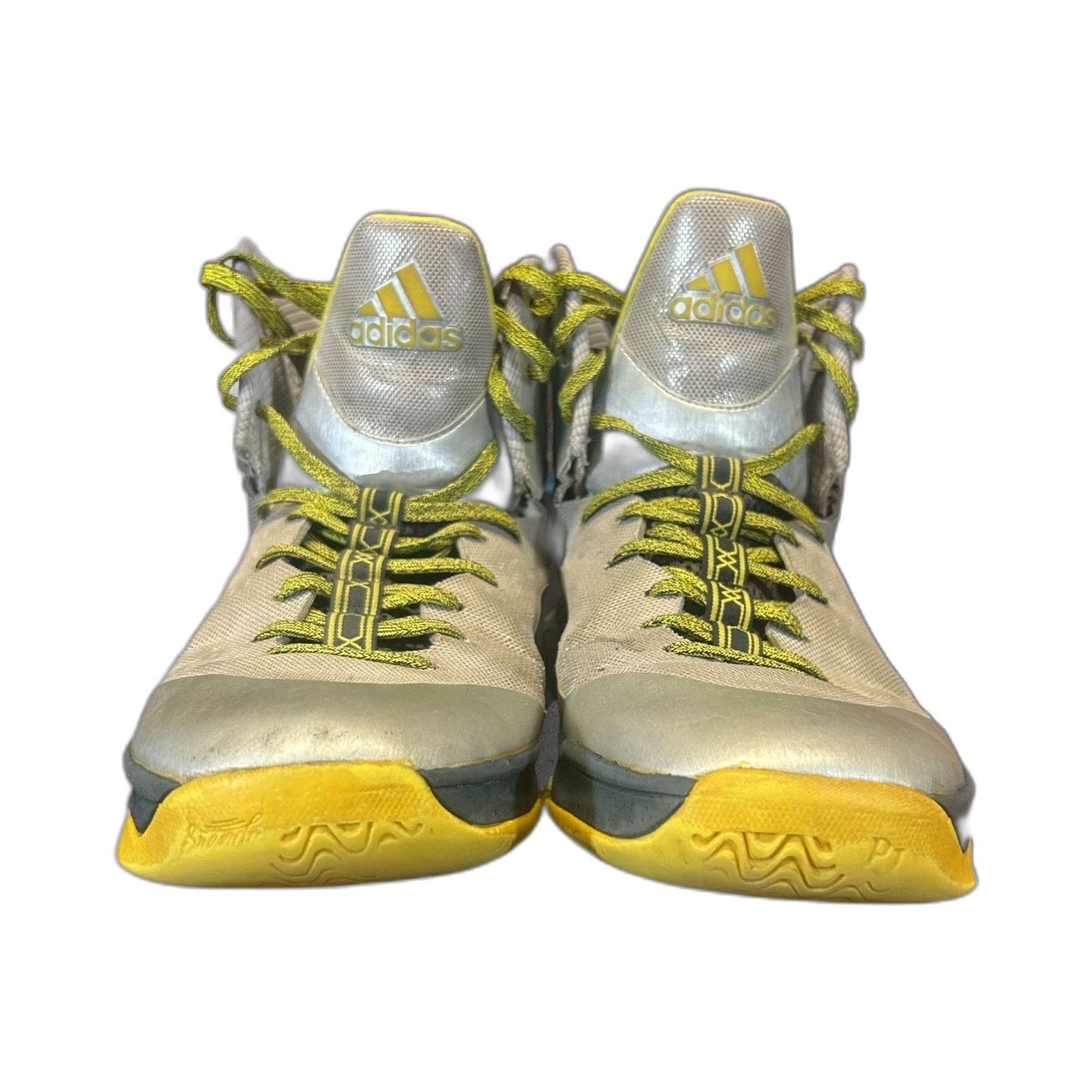 Adidas Adidas Derrick Rose 5 Boost Basketball Shoes C76491 Silver/Y Size US 12 / EU 45 - 3 Thumbnail