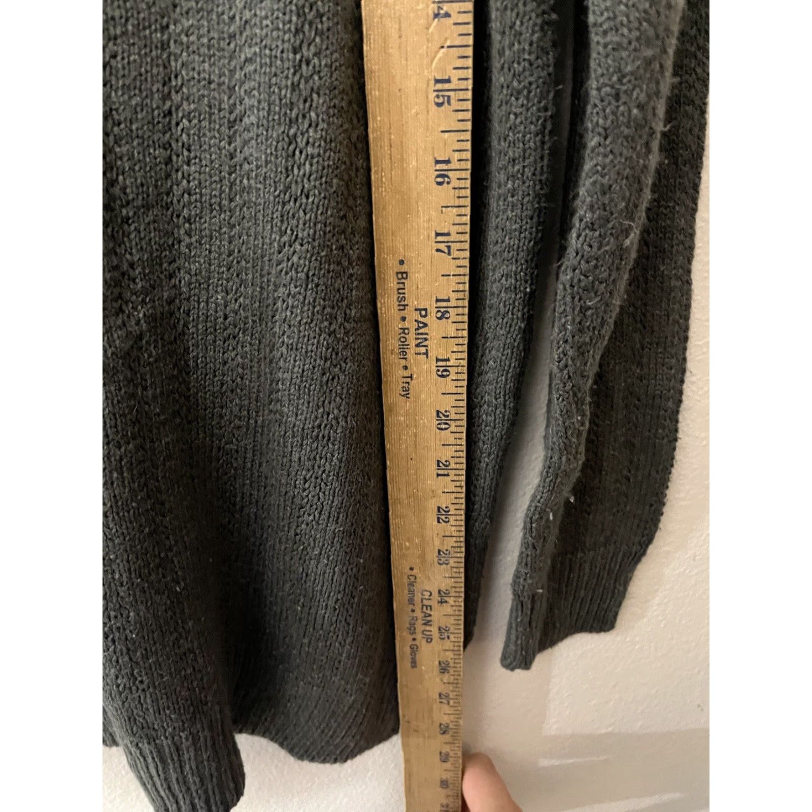 Vintage Joe Fresh Womens Sweater Small Gray Cable-Knit Crew-Neck Pullover Size S / US 4 / IT 40 - 4 Thumbnail