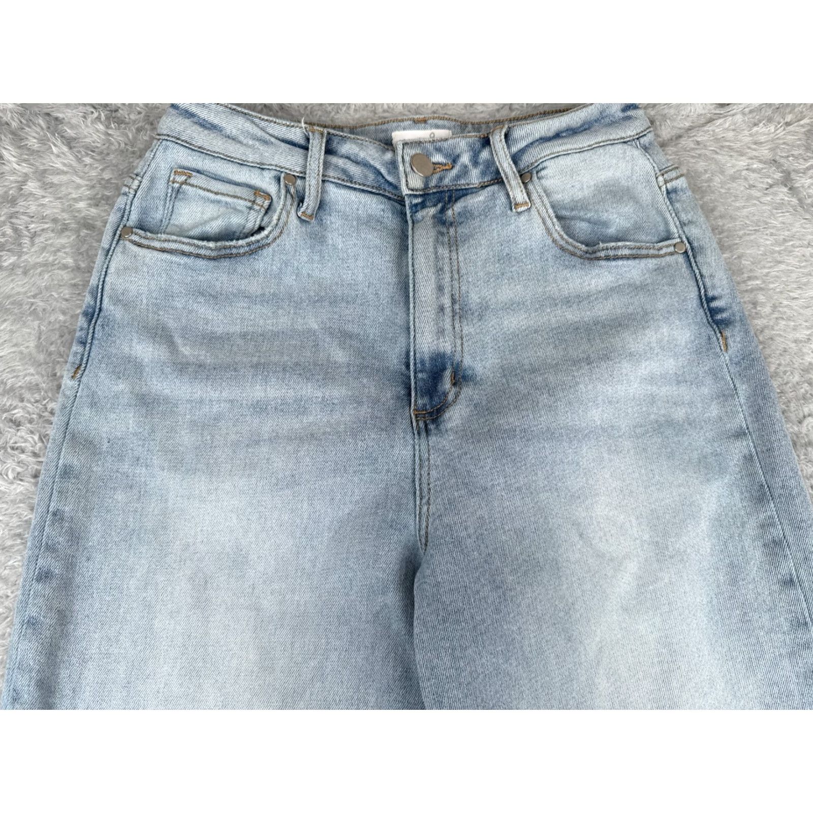 Old Navy VINTAGE Old Navy Women's Jeans Wide-Leg Light Wash Denim High Rise 26x32 Spring Summer Fall Winter Size 28" / US 6 / IT 42 - 4 Thumbnail