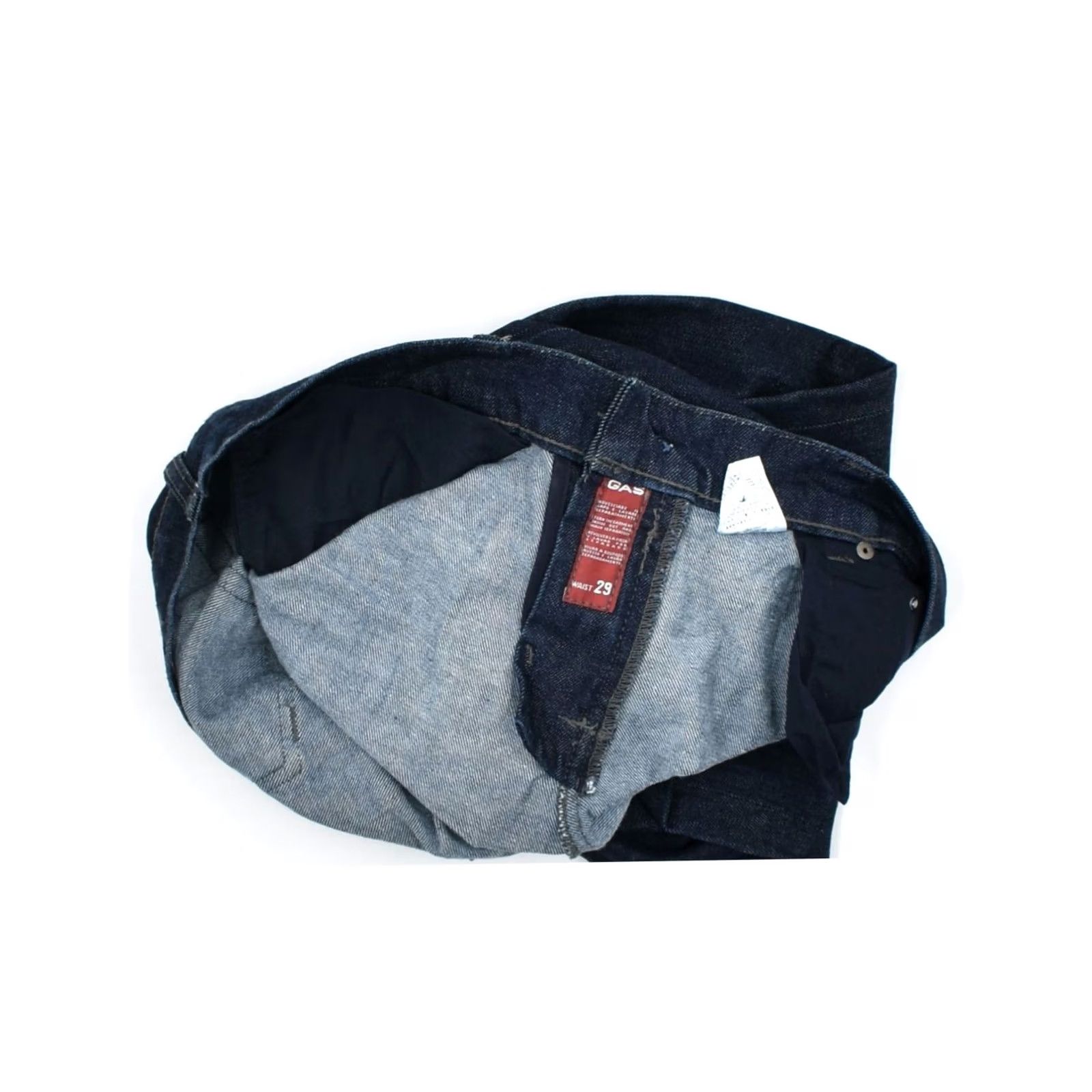 GAS Gas Womens Capri Jeans W29 L26 Navy Blue Cotton Jeans Size 29" - 3 Thumbnail