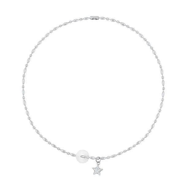Jewelry Silver Star Charm Men's Chain Necklace, Stylish Pendant Size ONE SIZE - 6 Thumbnail