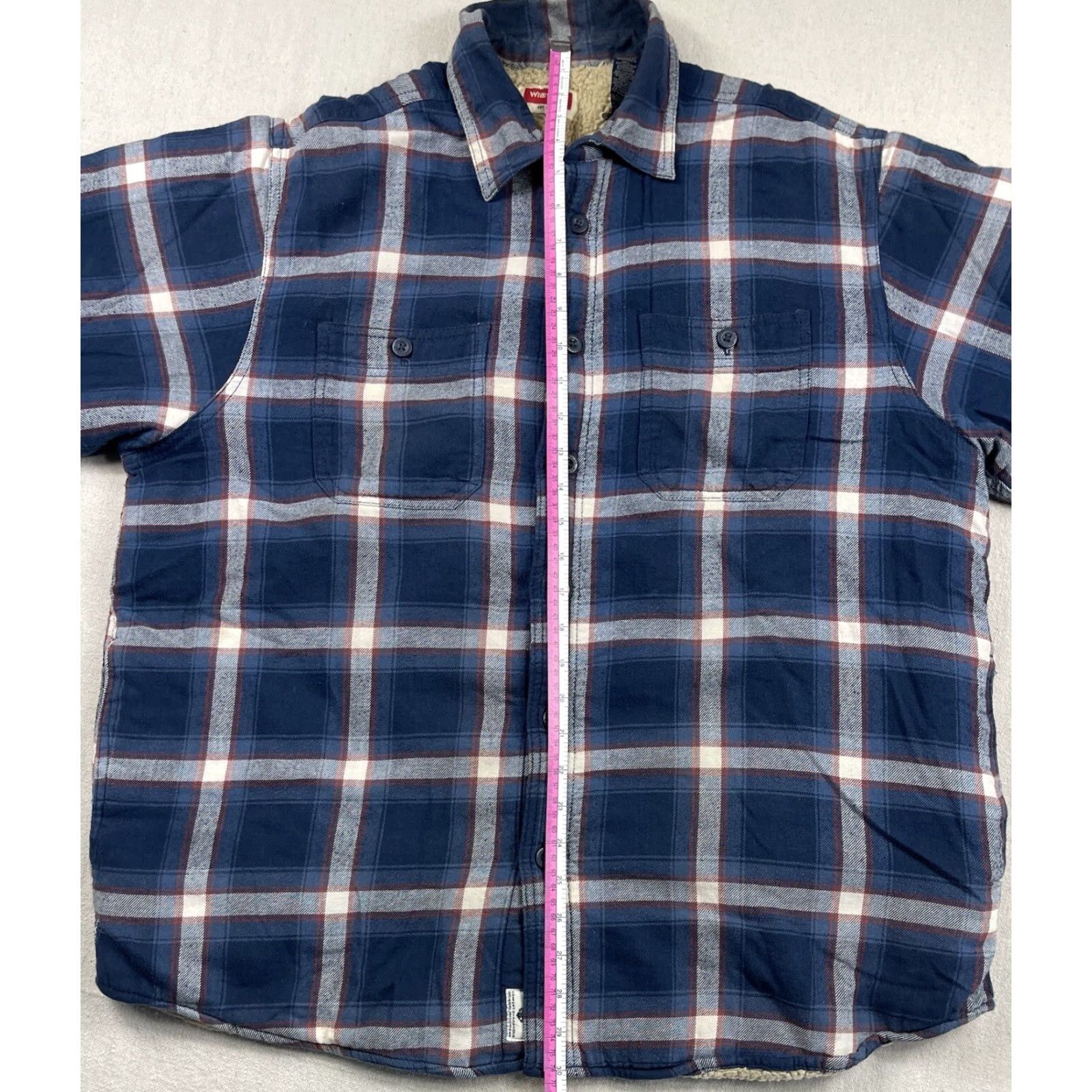 Wrangler Wrangler Jacket Shirt Men L Flannel Plaid Sherpa Lined Button Up Multicolor 90s Outdoor Workwear Mens Size US L / EU 52-54 / 3 - 8 Thumbnail