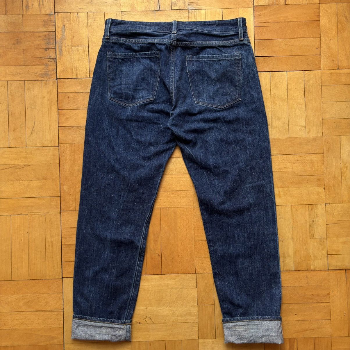 Levi's Made & Crafted Levi’s Made & Crafted Taper Selvedge Jeans Dark Indigo Wash Size US 32 / EU 48 - 3 Thumbnail