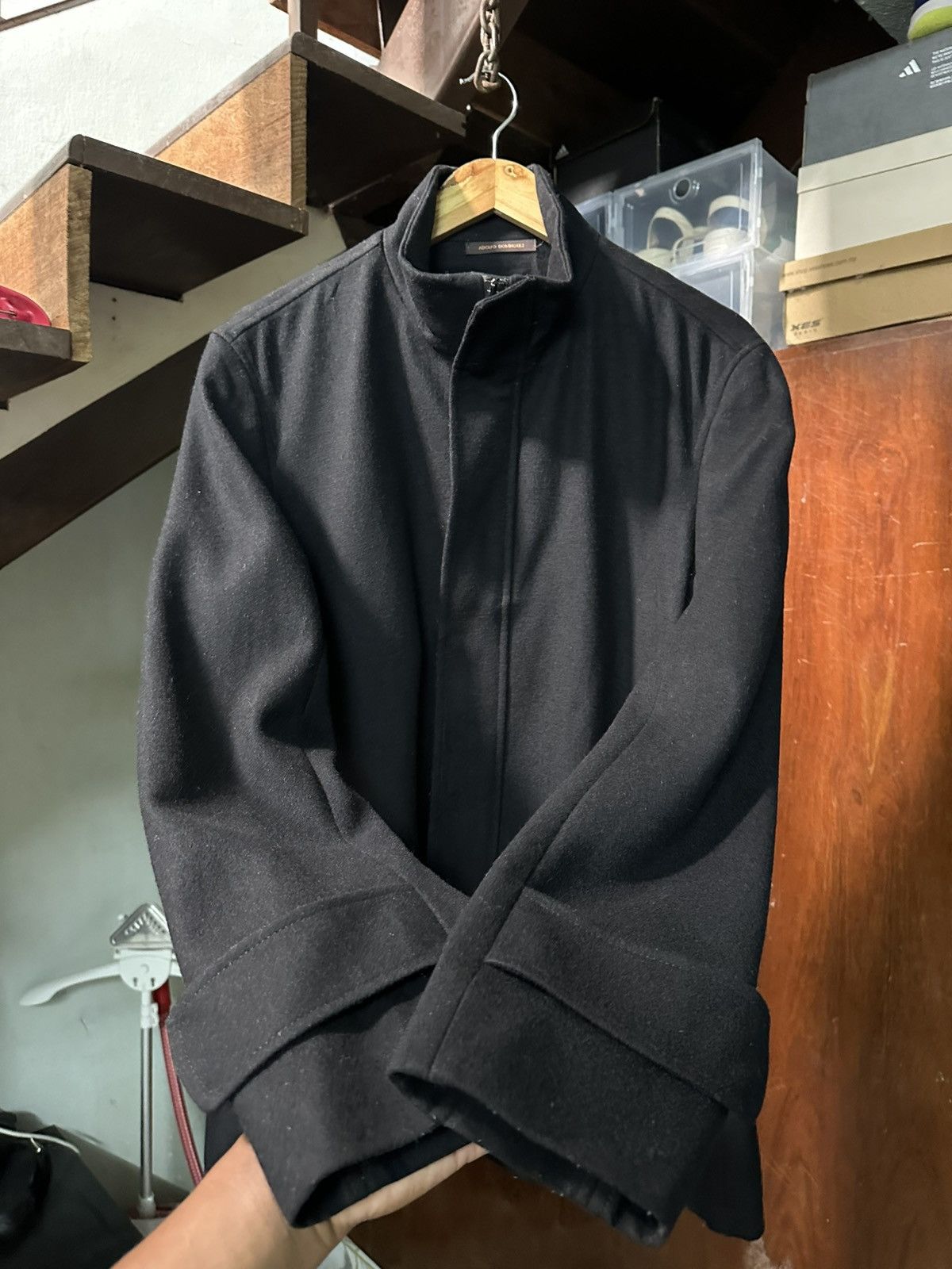 Adolfo Dominguez 👹Adolfo Dominguez Wool Padded Coat Size US M / EU 48-50 / 2 - 6 Thumbnail