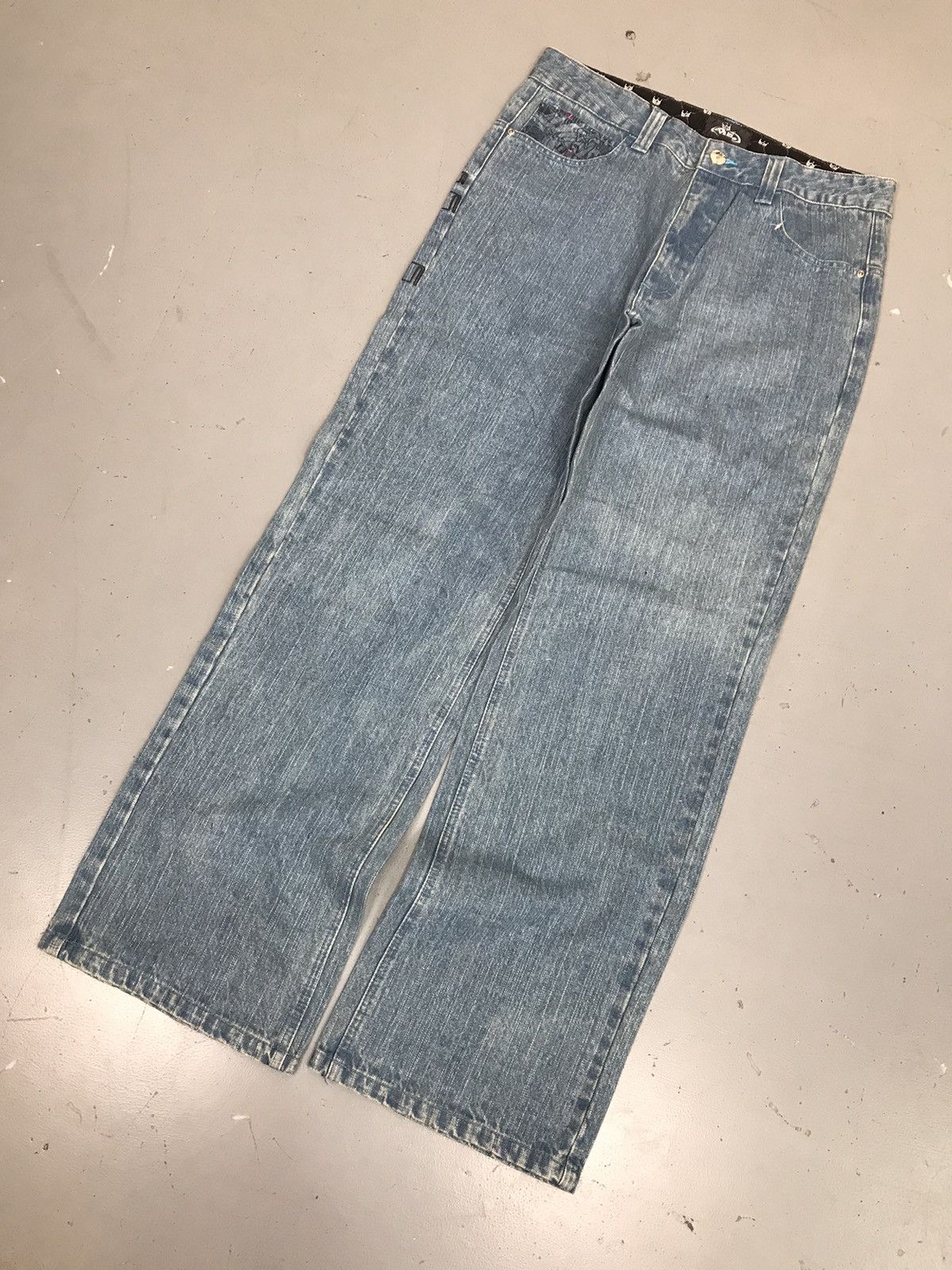 JNCO × Vintage Vintage pnb printed denim Size US 35 - 4 Thumbnail
