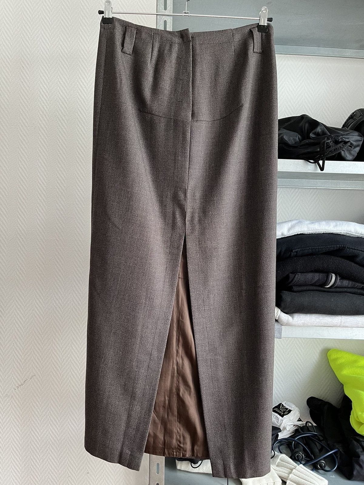 Maison Margiela AW1994 Wool Maxi Skirt Size 30" / US 8 / IT 44 - 3 Thumbnail