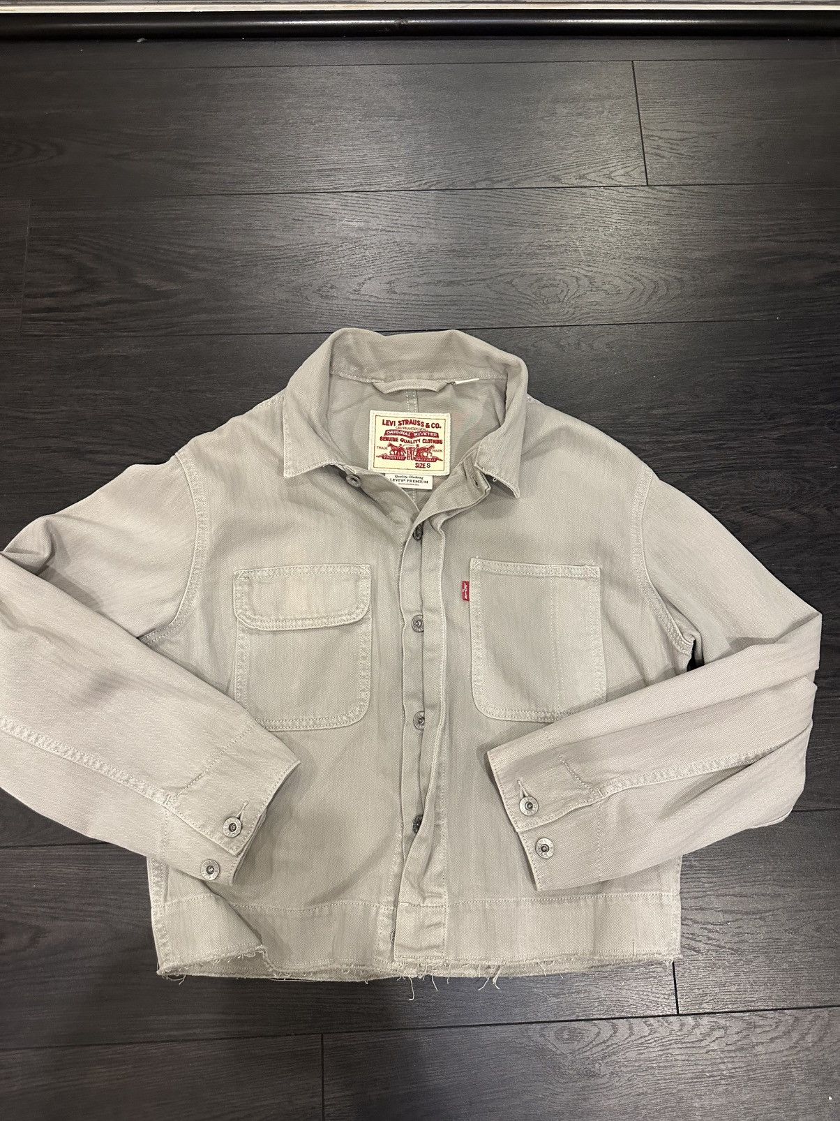 Levi's LEVI’S Premium Vintage Trucker Jacket sage green/gray Size S / US 4 / IT 40 - 1 Thumbnail