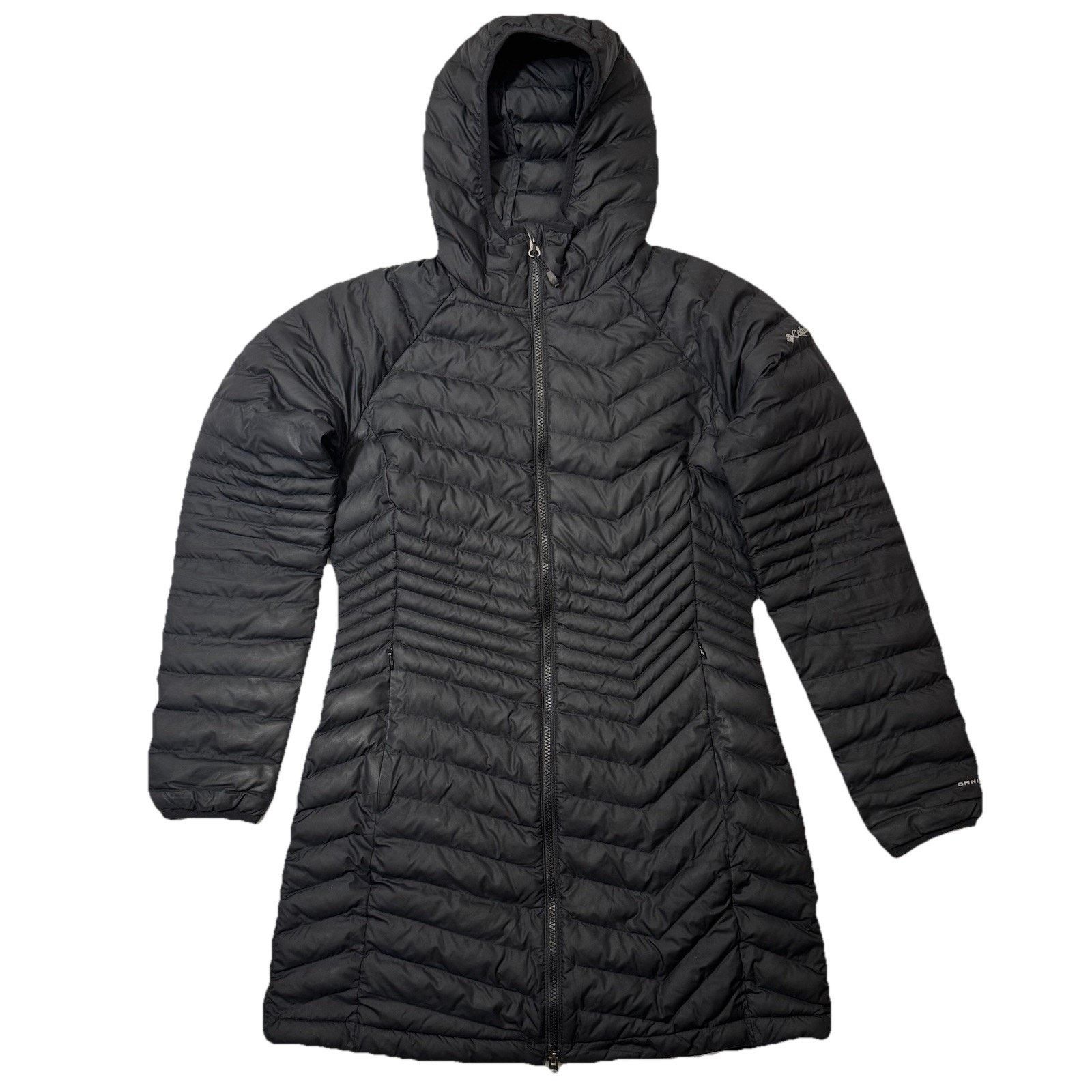 Columbia Columbia Jacket Womens M Black Omni Heat Long Puffer Coat! Size M / US 6-8 / IT 42-44 - 1 Thumbnail