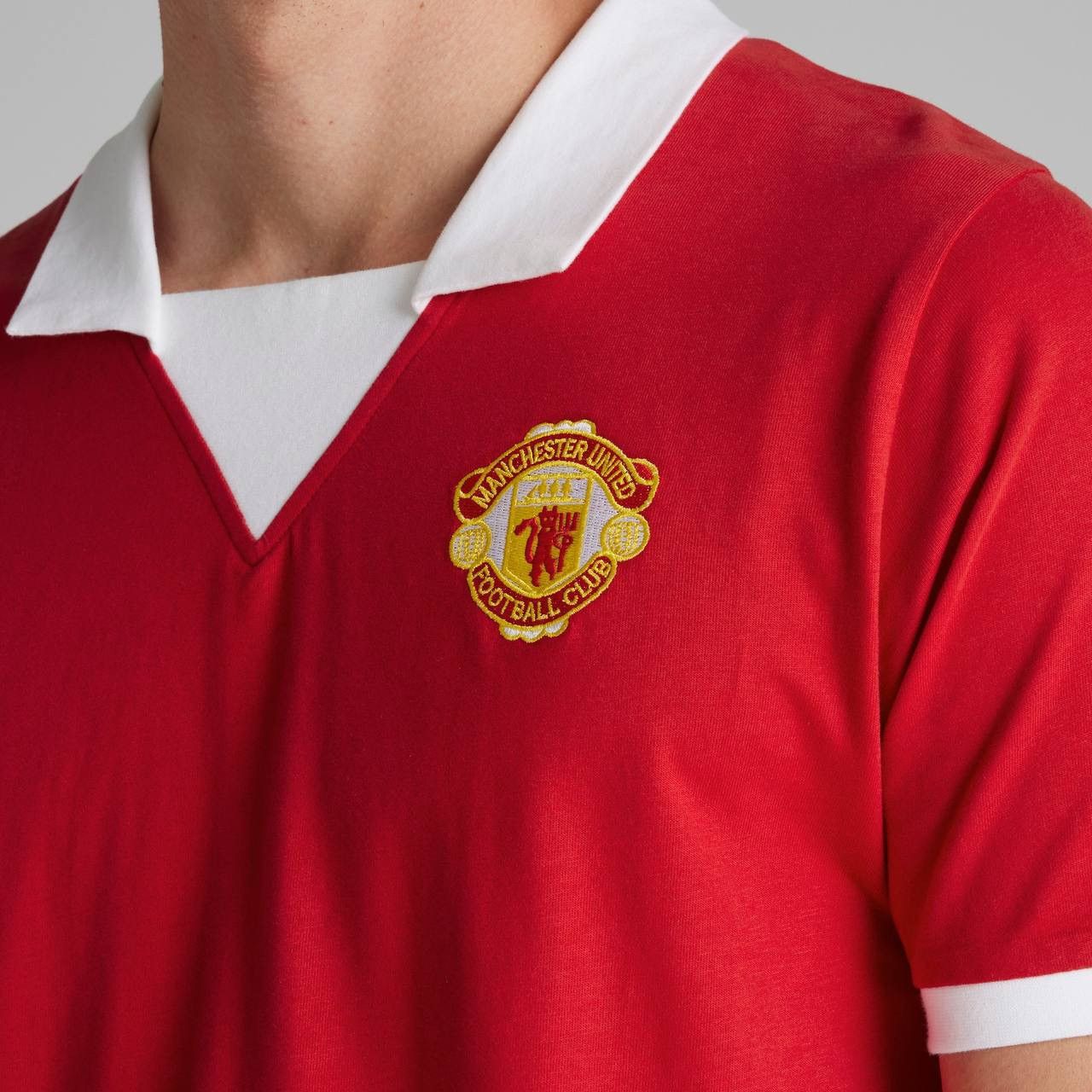 Vintage 1973 REMAKE MANCHESTER UNITED #7 HOME SOCCER JERSEY SHIRT M Size US M / EU 48-50 / 2 - 4 Thumbnail