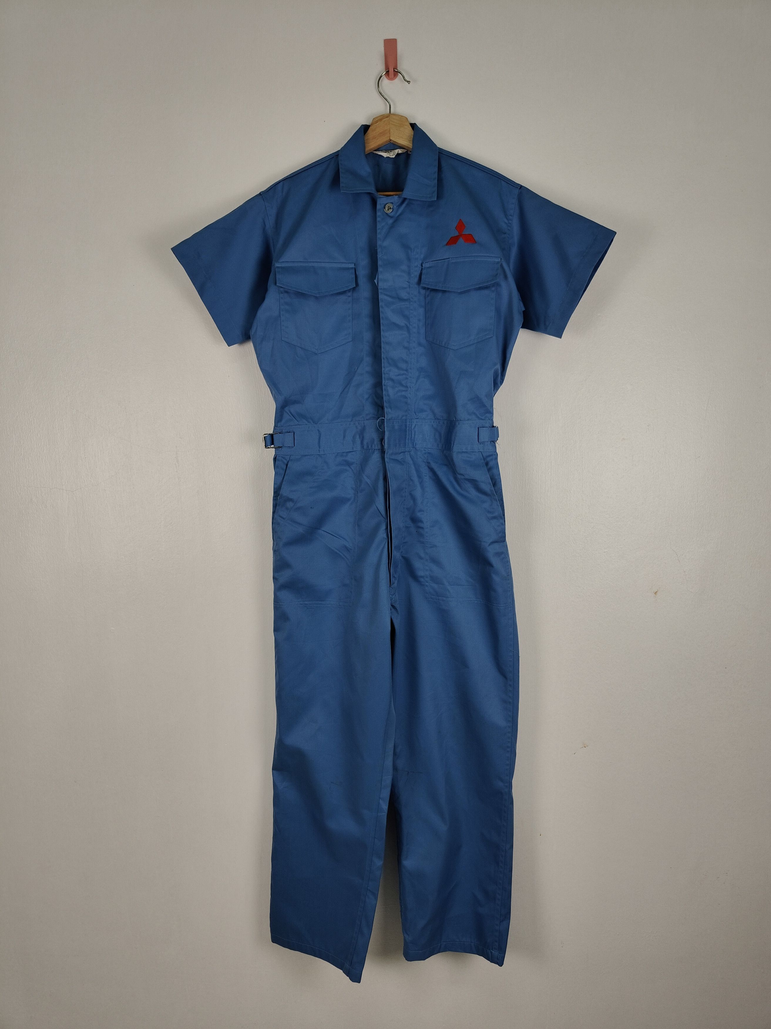 Japanese Brand × Vintage Vintage Mistubishi Forklift Work wear Coverall Size US 32 / EU 48 - 1 Thumbnail