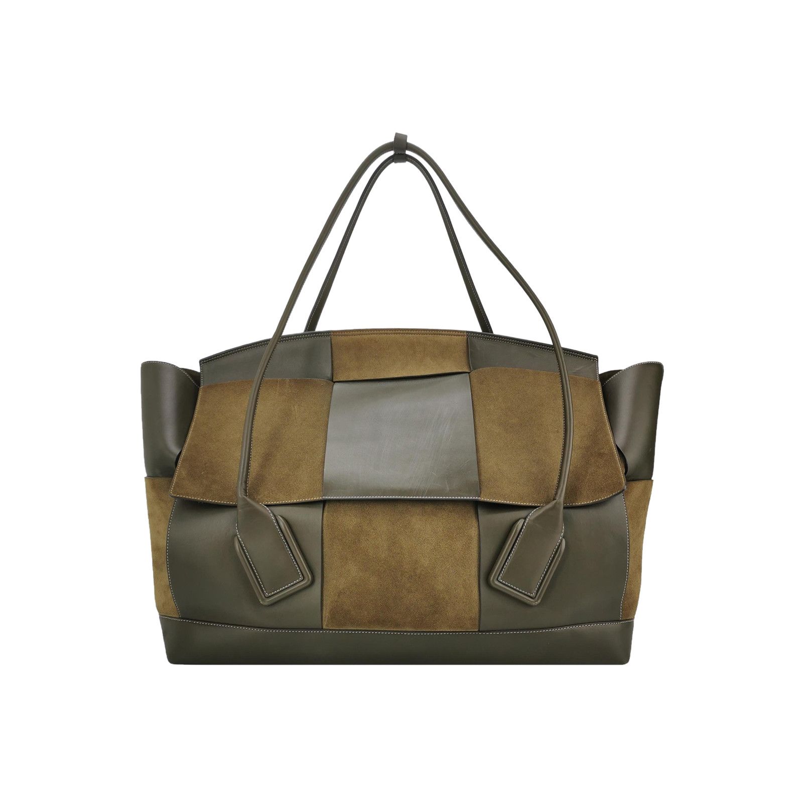 Bottega Veneta Bottega Veneta Arco Intrecciato Suede Leather Tote Bag Size ONE SIZE - 1 Thumbnail