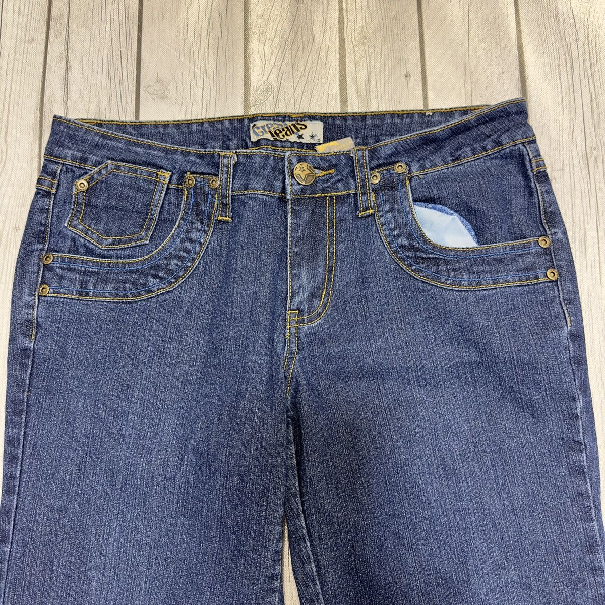 Vintage Vintage Crest bellbottom jeans Size 34" / US 12 / IT 48 - 3 Thumbnail