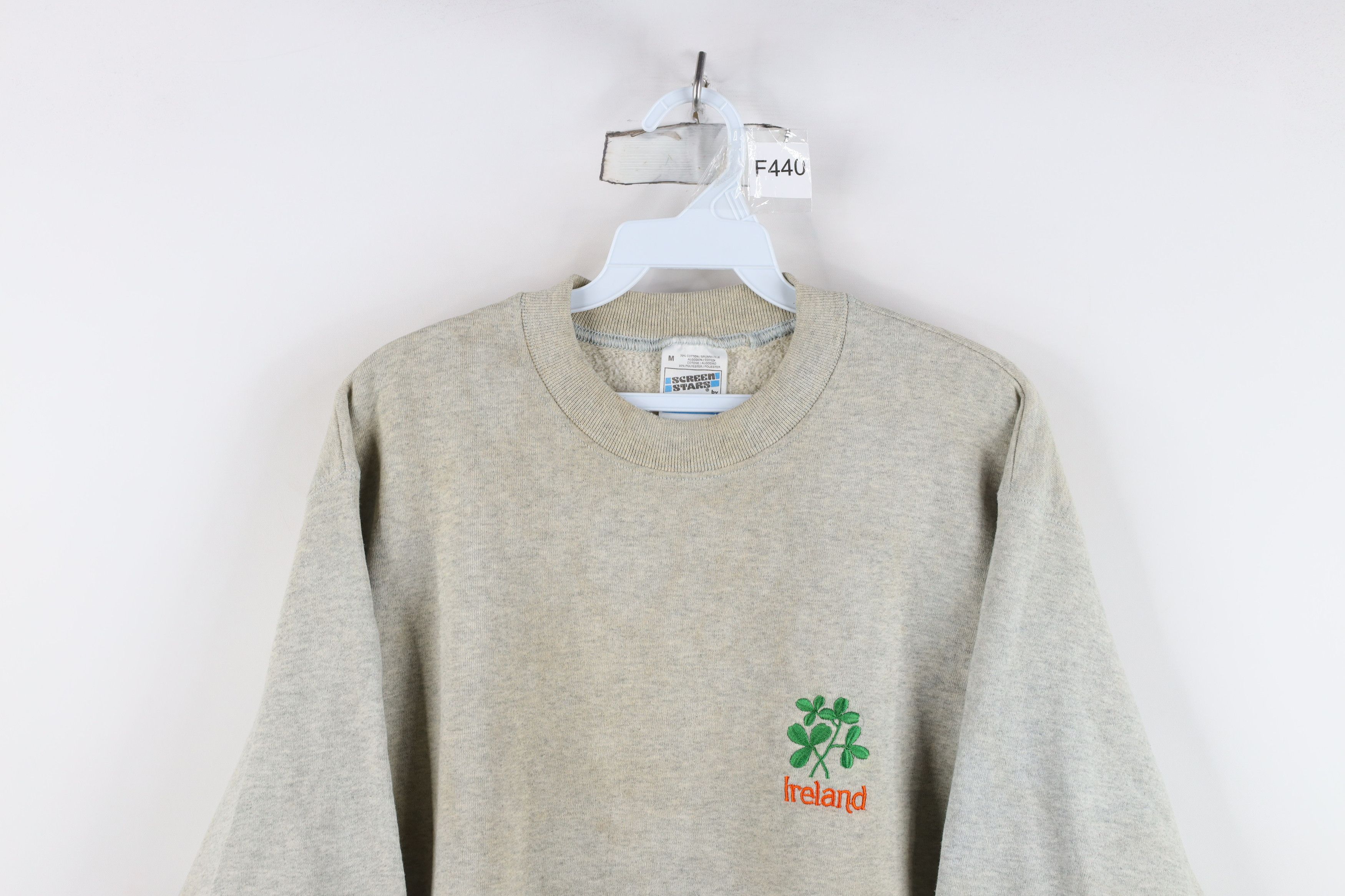 Vintage Vintage 90s Streetwear Spell Out Ireland Crewneck Sweatshirt Size US M / EU 48-50 / 2 - 2 Thumbnail