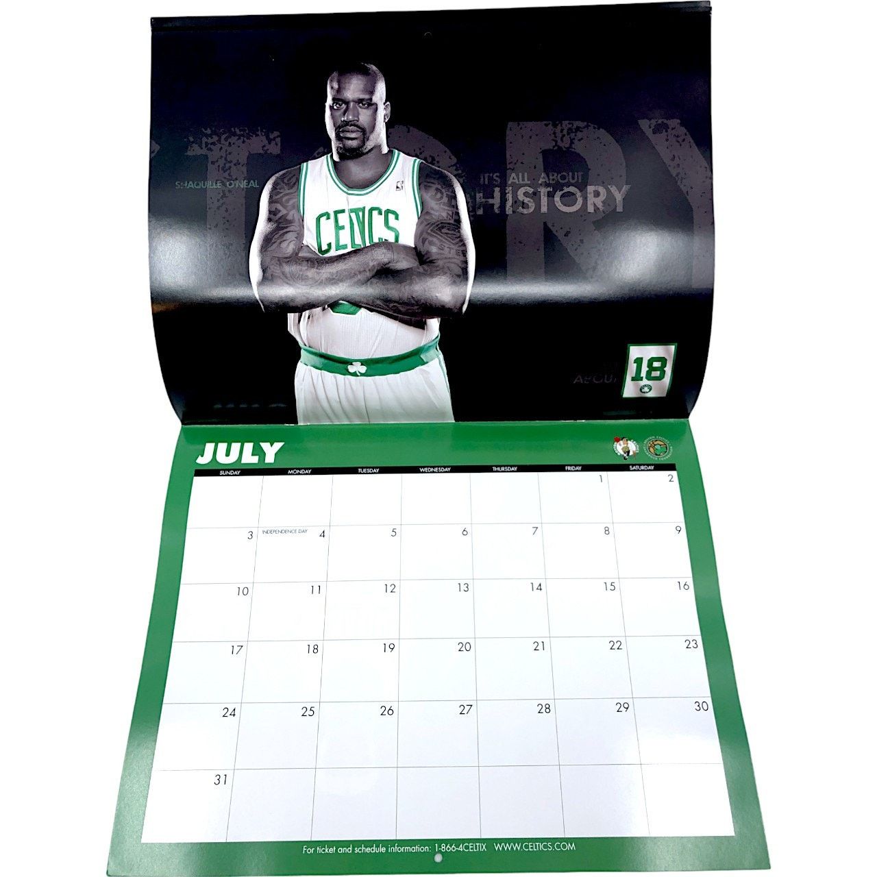 NBA Boston Celtics 2011 Team Calendar *NEW* Size ONE SIZE - 8 Thumbnail