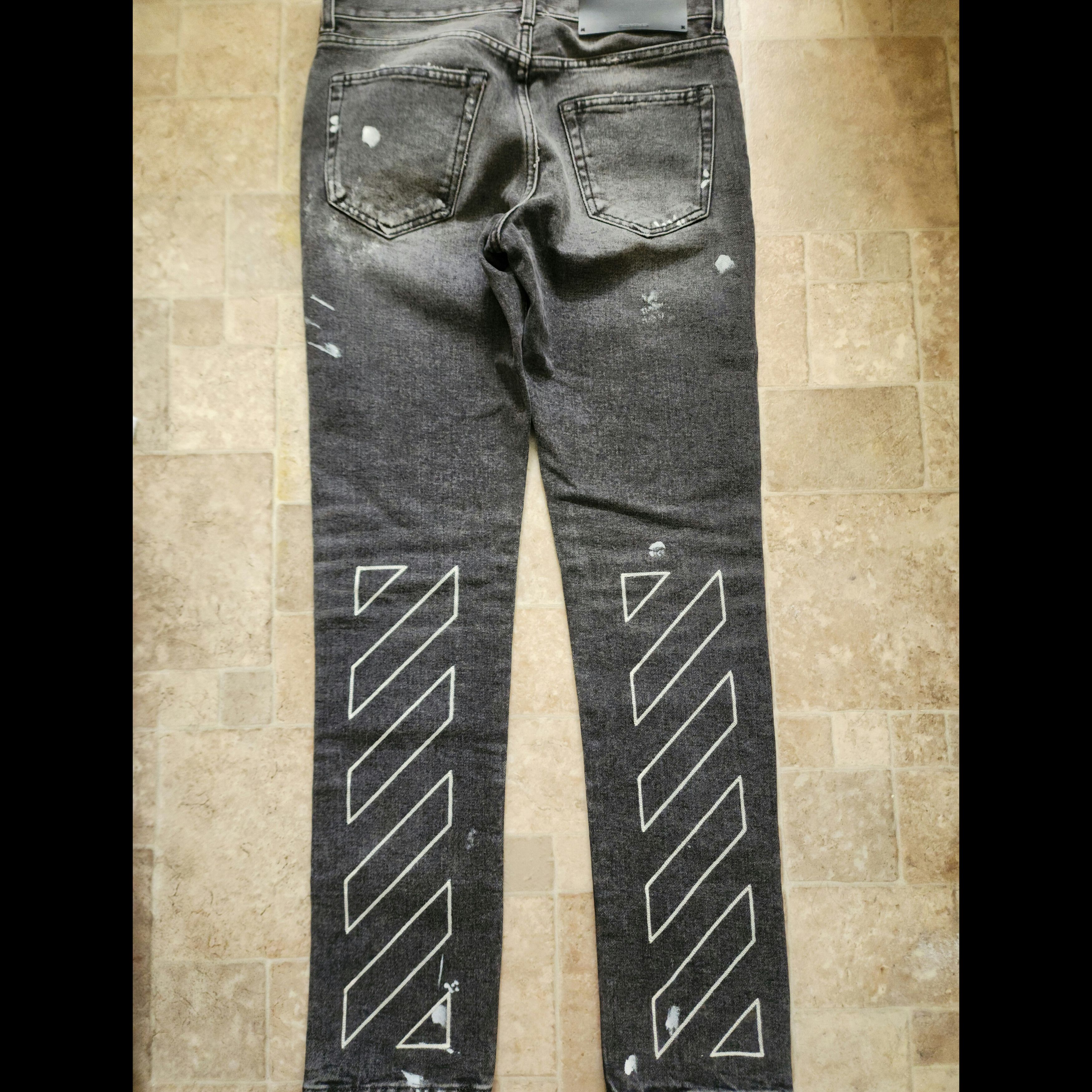 Off-White Off white Diag slim Jeans | Grailed
