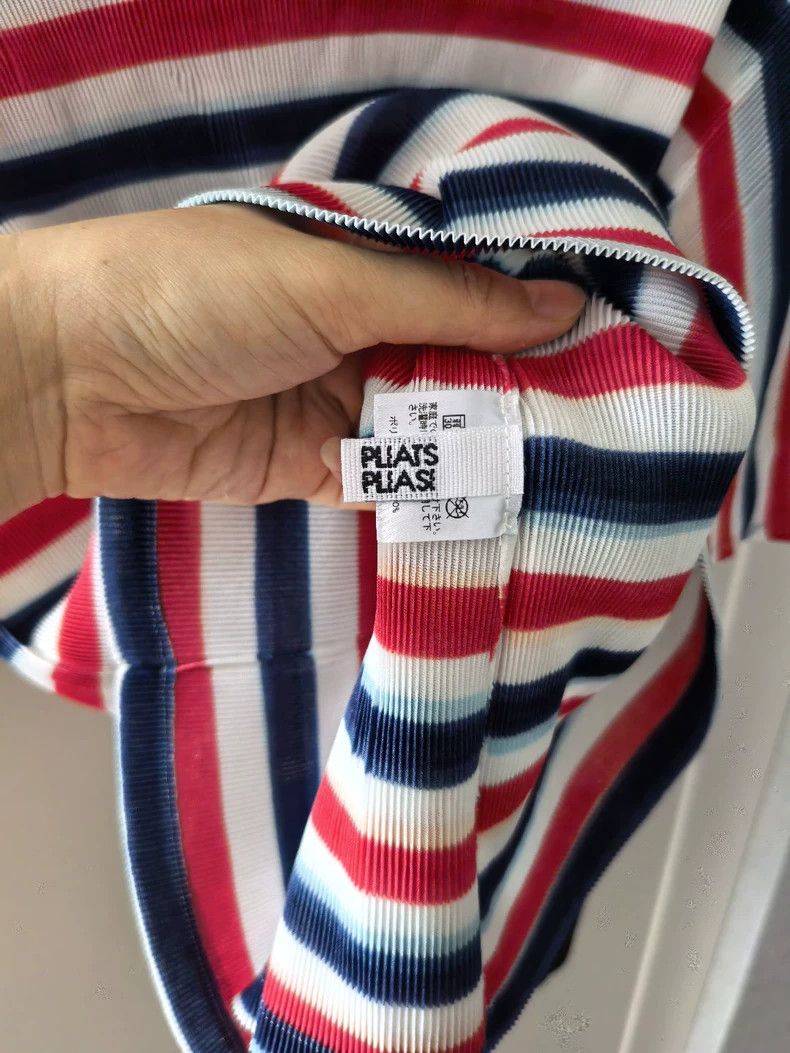 Issey Miyake issey miyake Striped short sleeves 2505-Nextarrow Size M / US 6-8 / IT 42-44 - 2 Thumbnail