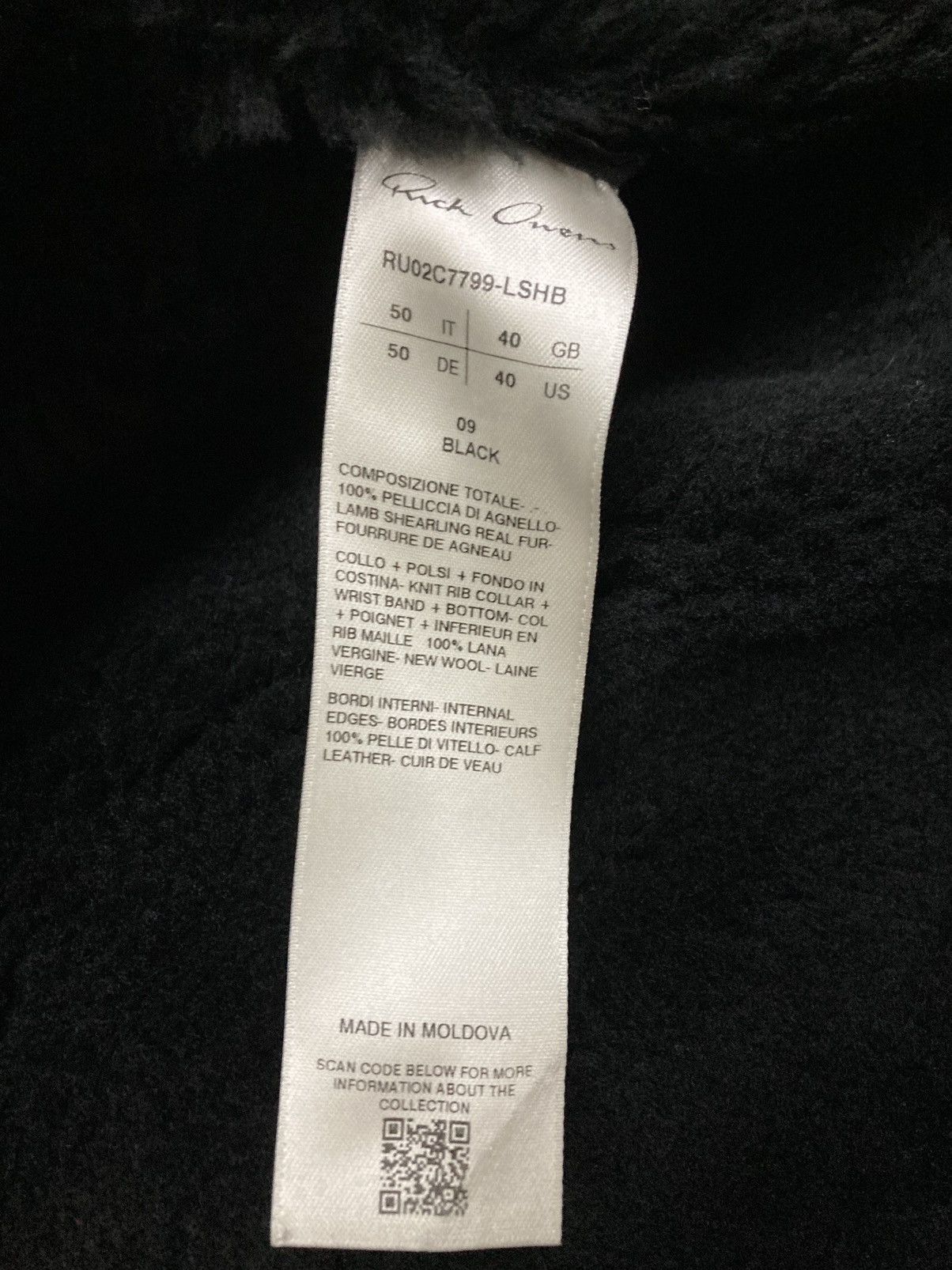 Rick Owens NEVER WORN / Rick OWENS Cropped girdered shearling jacket Size US M / EU 48-50 / 2 - 5 Thumbnail
