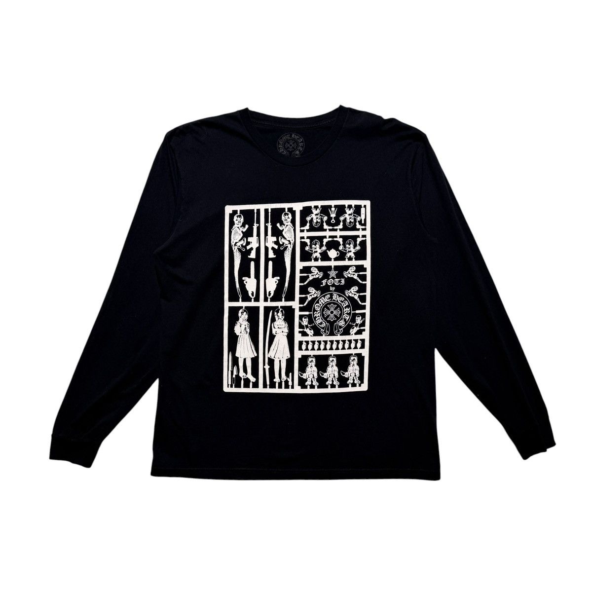 Chrome Hearts Foti family skulls graphic longsleeve Size US XL / EU 56 / 4 - 1 Thumbnail