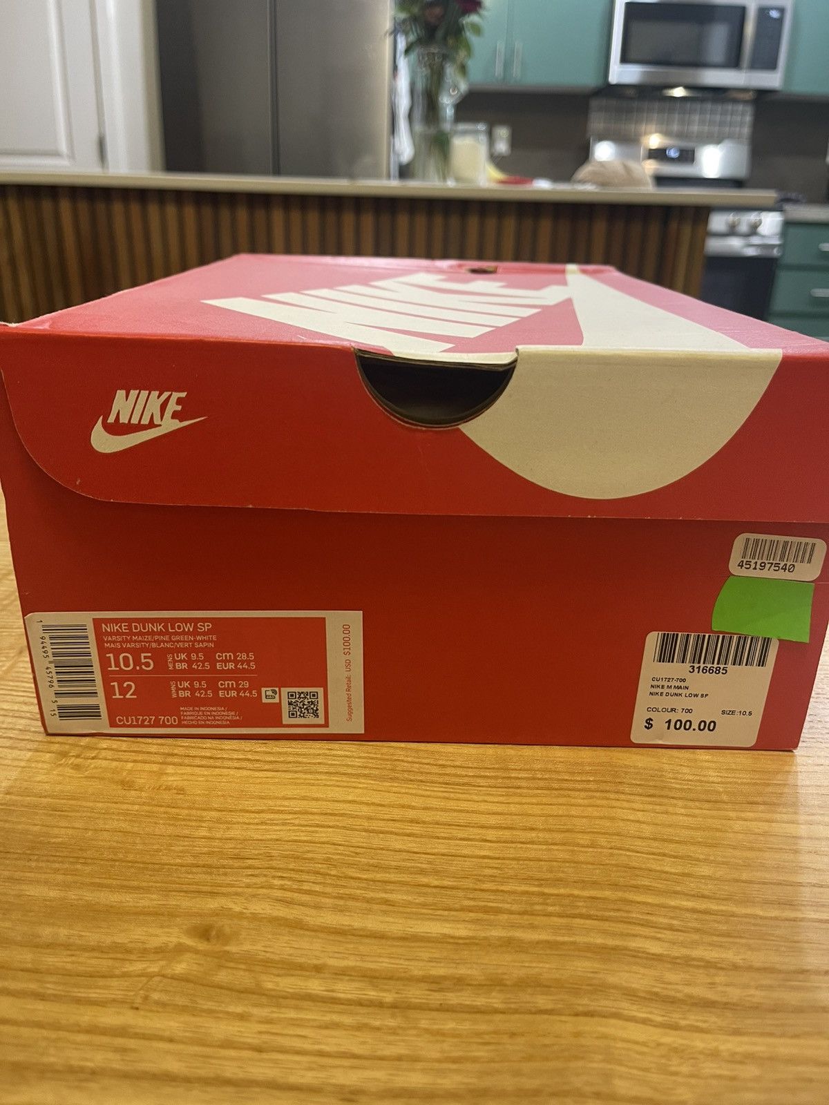 Nike Nike dunk low Brasil size 10.5 Size US 10.5 / EU 43-44 - 7 Thumbnail