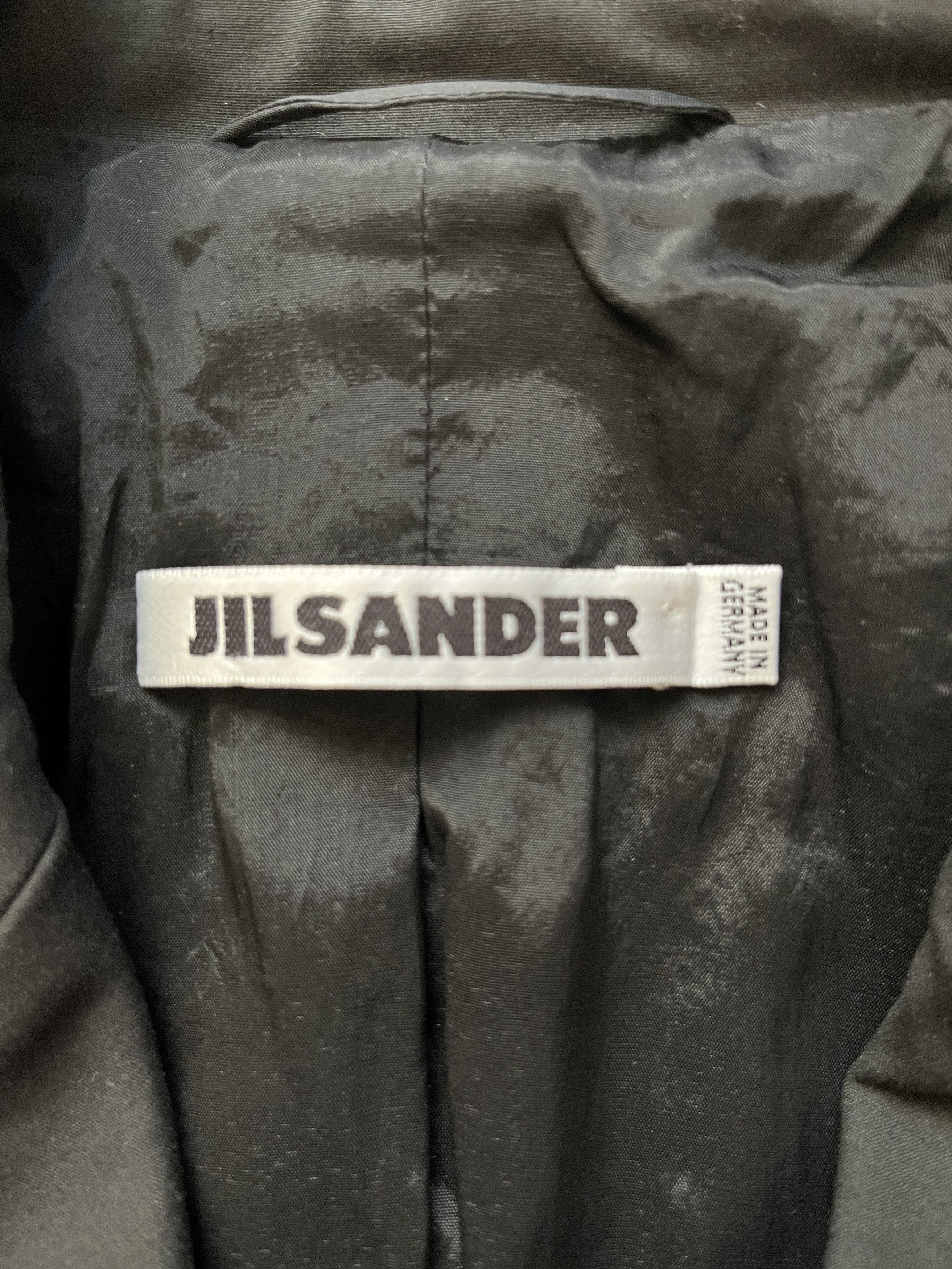 Jil Sander ⚡️QUICK SALE⚡️Jil Sander Black Cotton Blazer Jacket Size M / US 6-8 / IT 42-44 - 3 Thumbnail