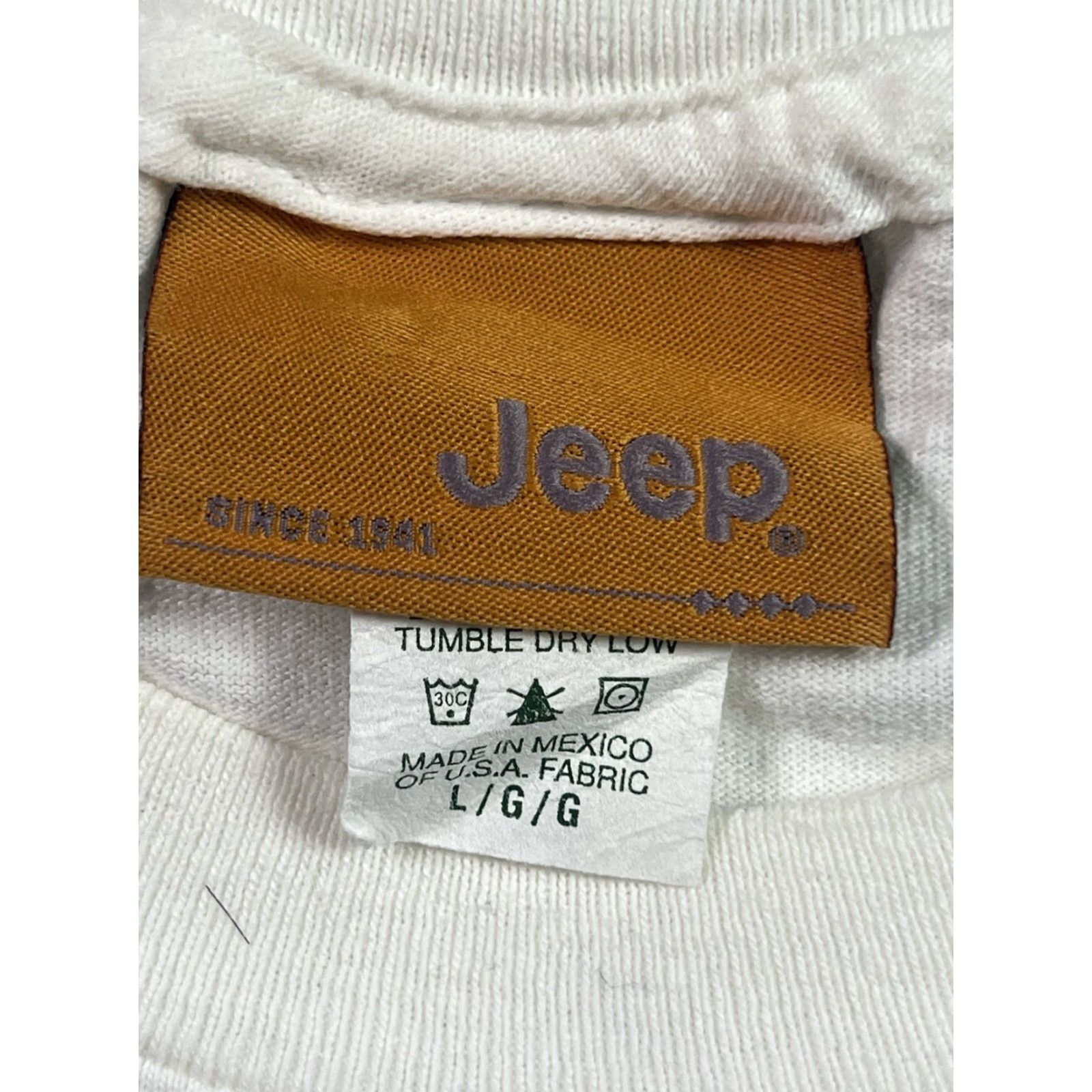 Jeep VINTAGE Jeep King Of The Hill Off Road Comp T-Shirt Mens White XXL Size US L / EU 52-54 / 3 - 6 Thumbnail