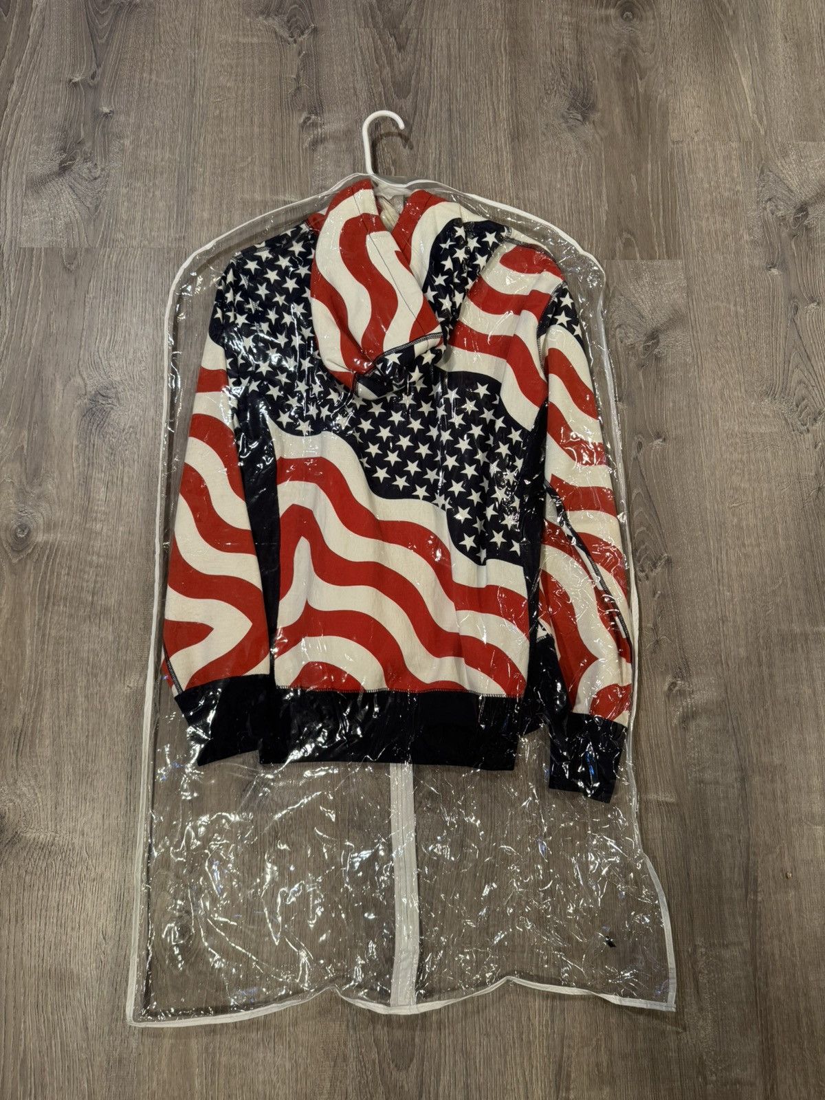 Supreme Supreme Box Logo Hoodie FW14 Size S American Flag Pattern Size US S / EU 44-46 / 1 - 4 Thumbnail