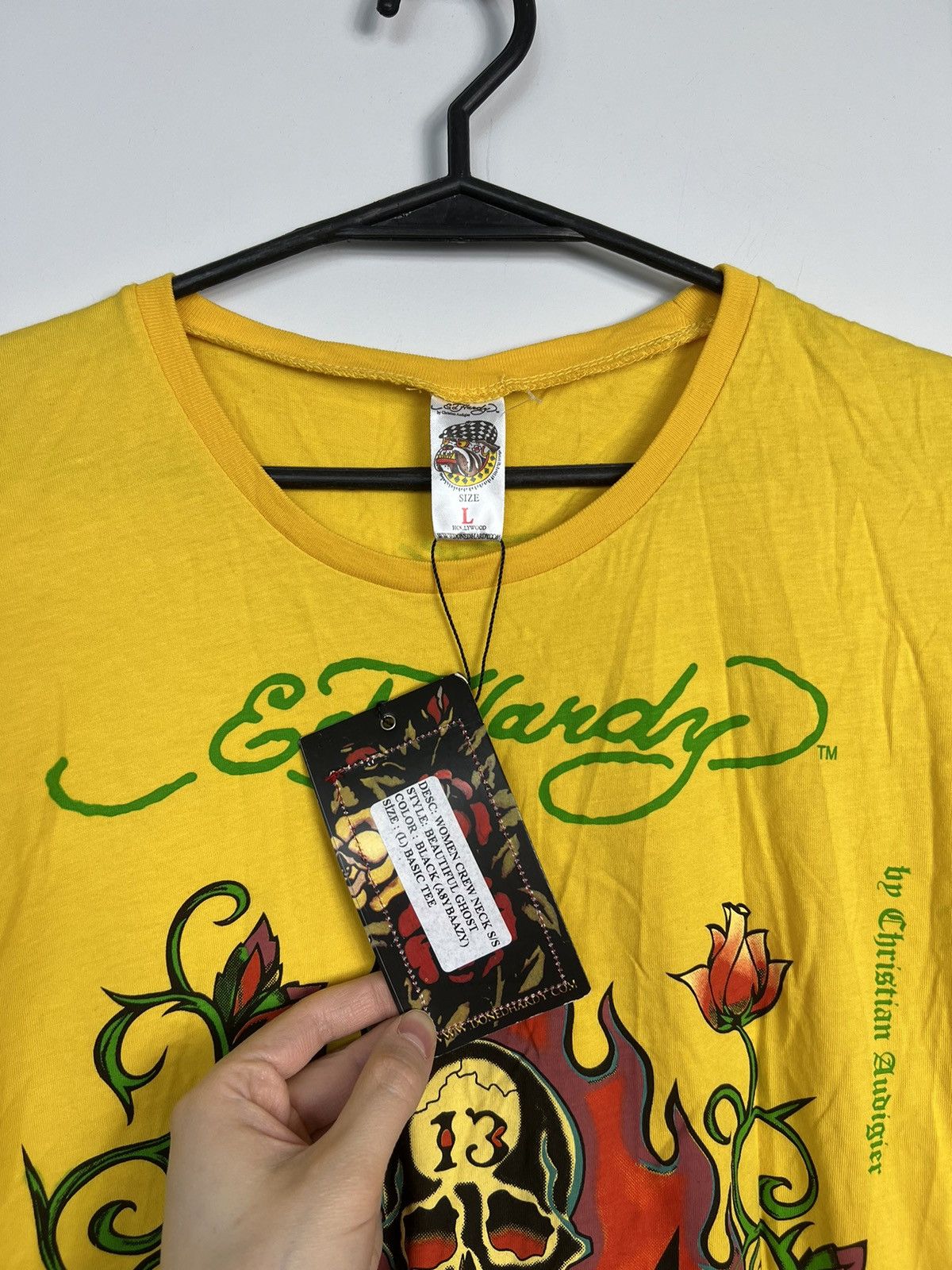 Ed Hardy Long Tshirt Ed Hardy New Width Tags Size L / US 10 / IT 46 - 3 Thumbnail