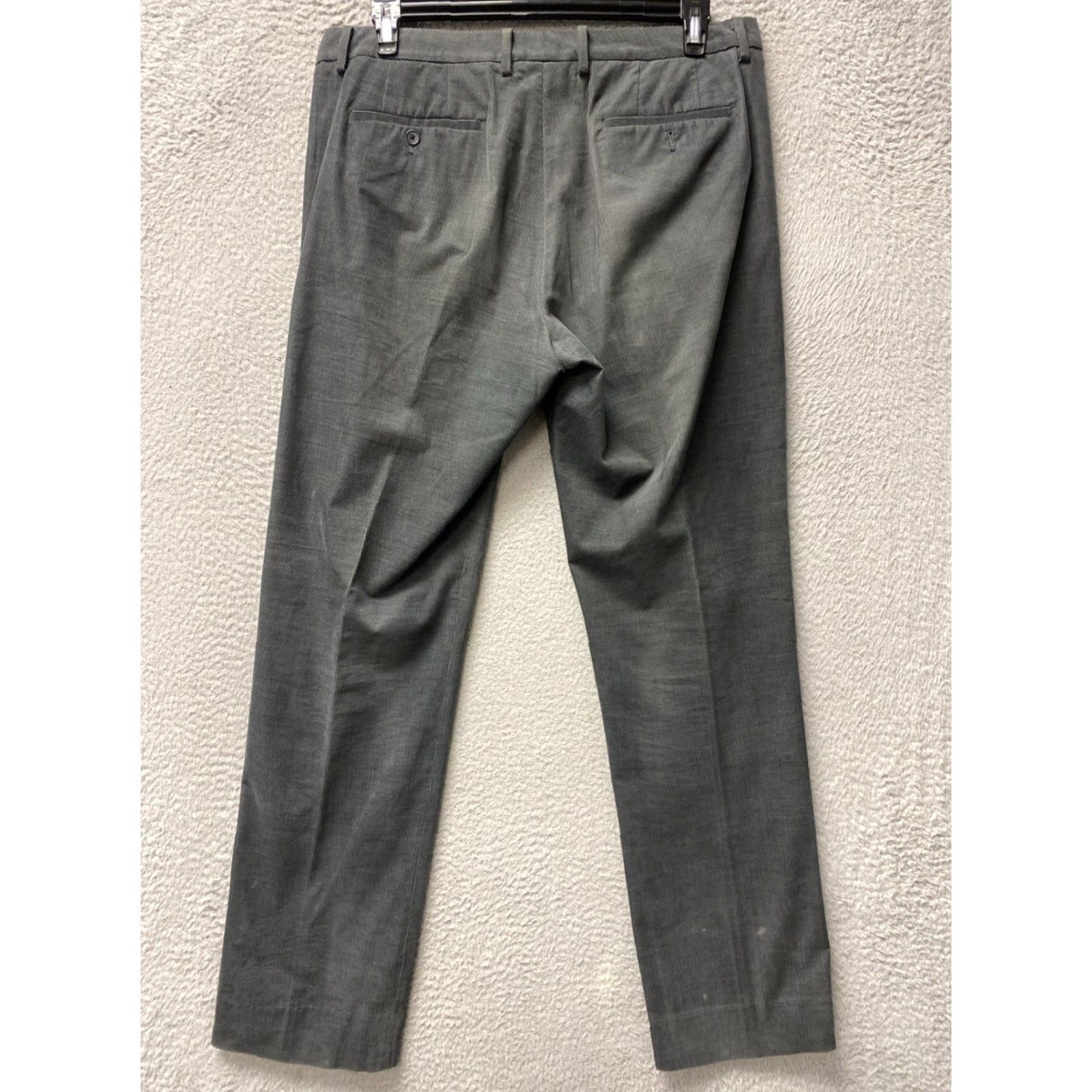 Bonobos Bonobos Pants Men 35x34 Gray Corduroy Slim Straight Stretch Casual Office Pants Mens Slim Straight Chino Gray 35x34 Size US 36 / EU 52 - 6 Thumbnail