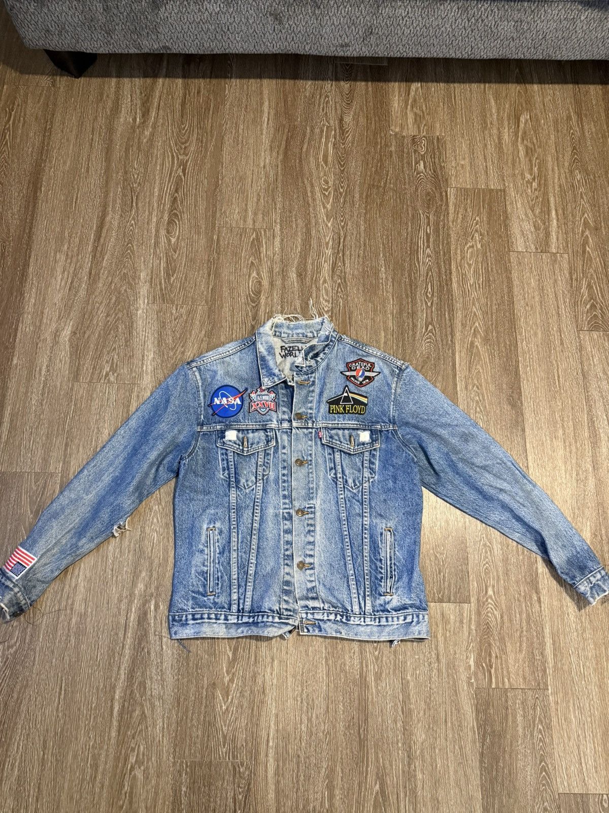 Levi's Custom Vintage Levis Denim Jacket Size US L / EU 52-54 / 3 - 1 Thumbnail
