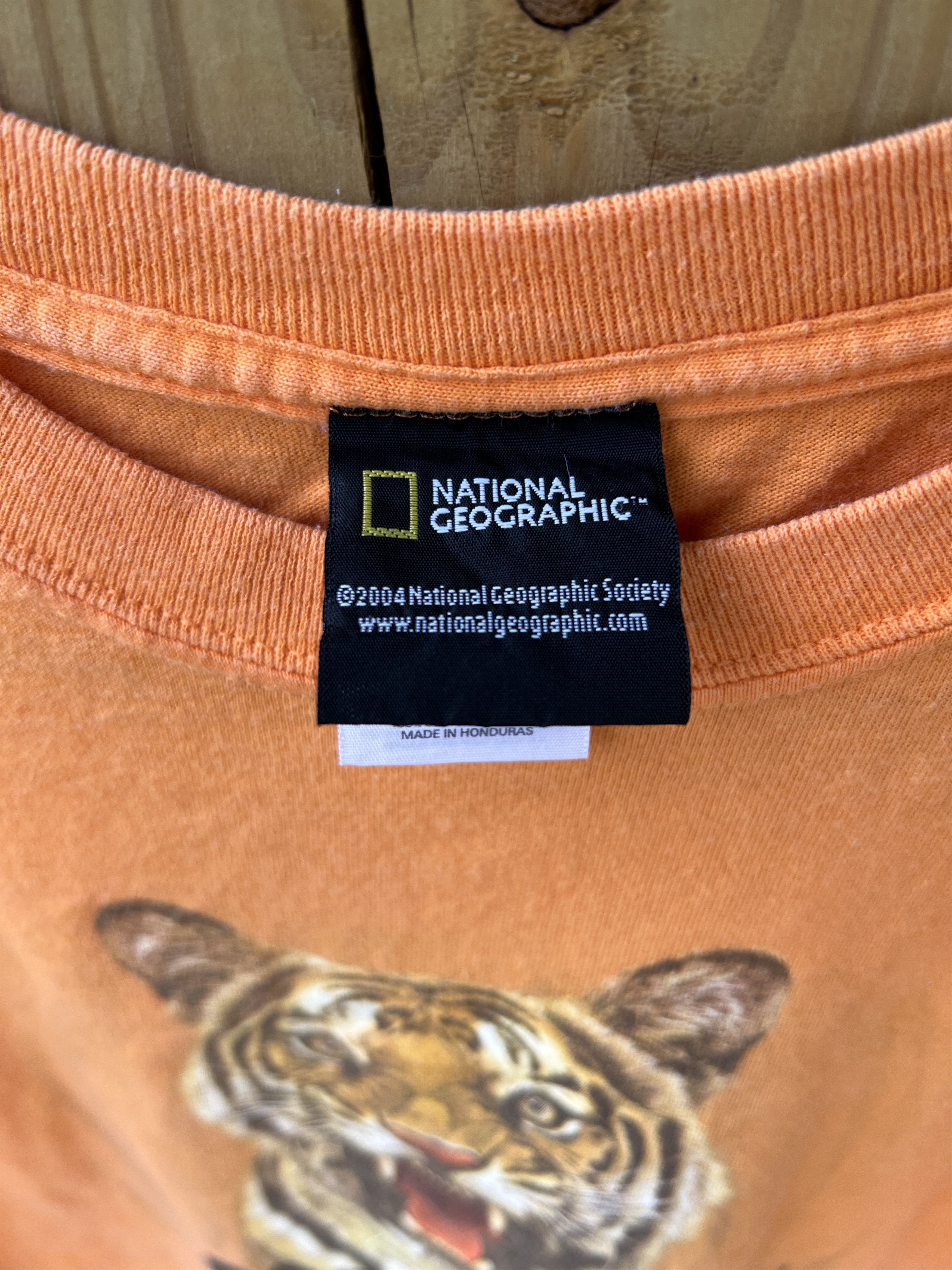 Disney 2006 National Geographic Tiger T-Shirt Nat Geo Size US L / EU 52-54 / 3 - 5 Thumbnail