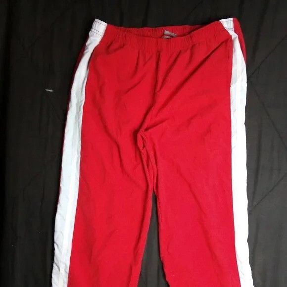 Nike × Vintage Vintage Y2K Nike Striped Wind Pants Joggers Trainers Capri Size 32" / US 10 / IT 46 - 2 Thumbnail