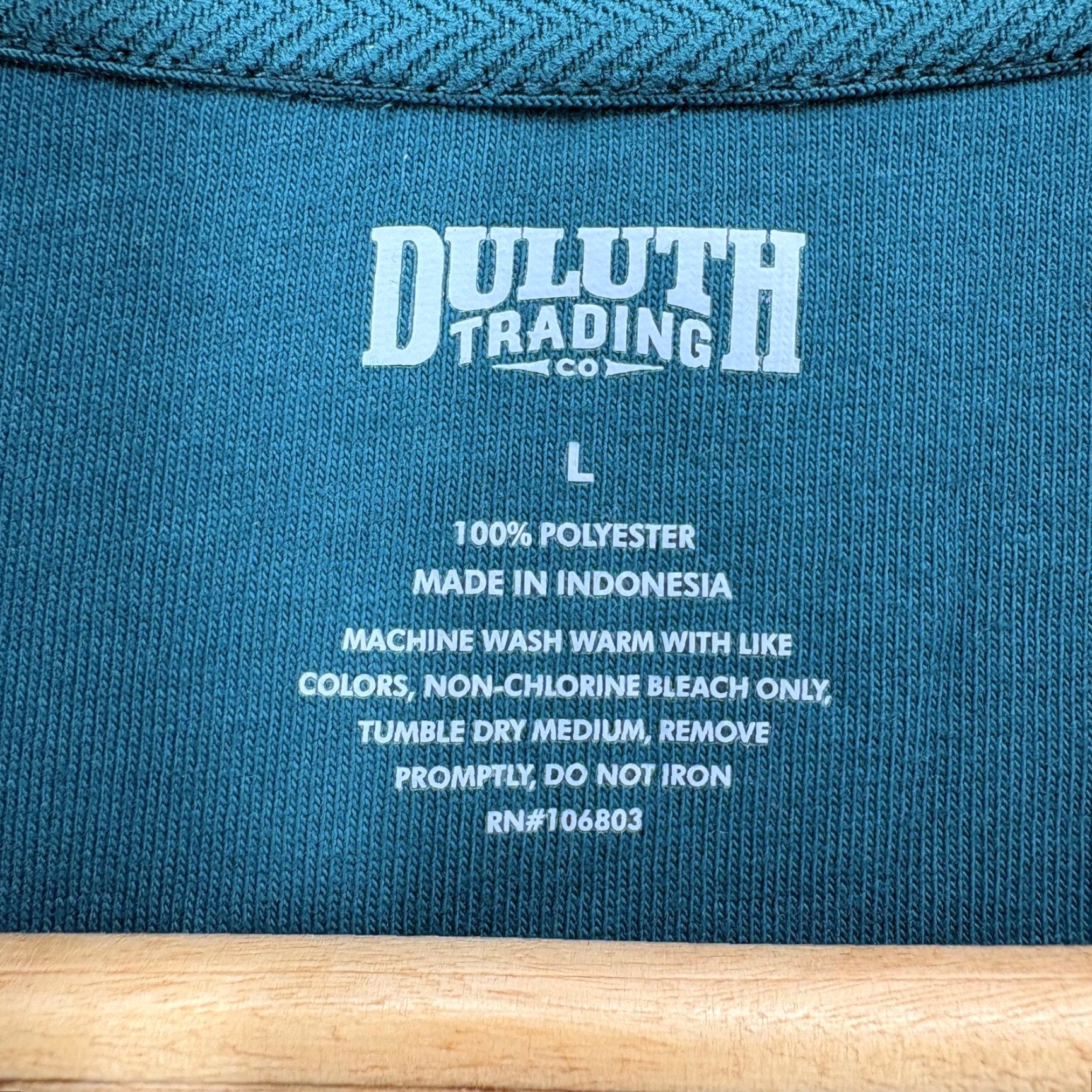 Duluth Trading Company Duluth Frost Lake Fleece Pullover Womens Large Green Mock Neck Snap Up Hiking Sweatshirt Pullover Zip Pocket Zipper Tagless Size L / US 10 / IT 46 - 4 Thumbnail