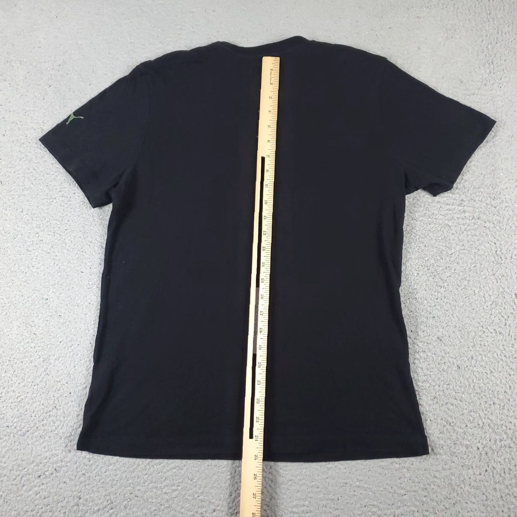 Puma PUMA T Shirt Mens Small Black Logo Short Sleeve Adult S Cotton Blend Crew Neck Unisex Sports Casual Modern All Seasons Mens Size US S / EU 44-46 / 1 - 5 Thumbnail