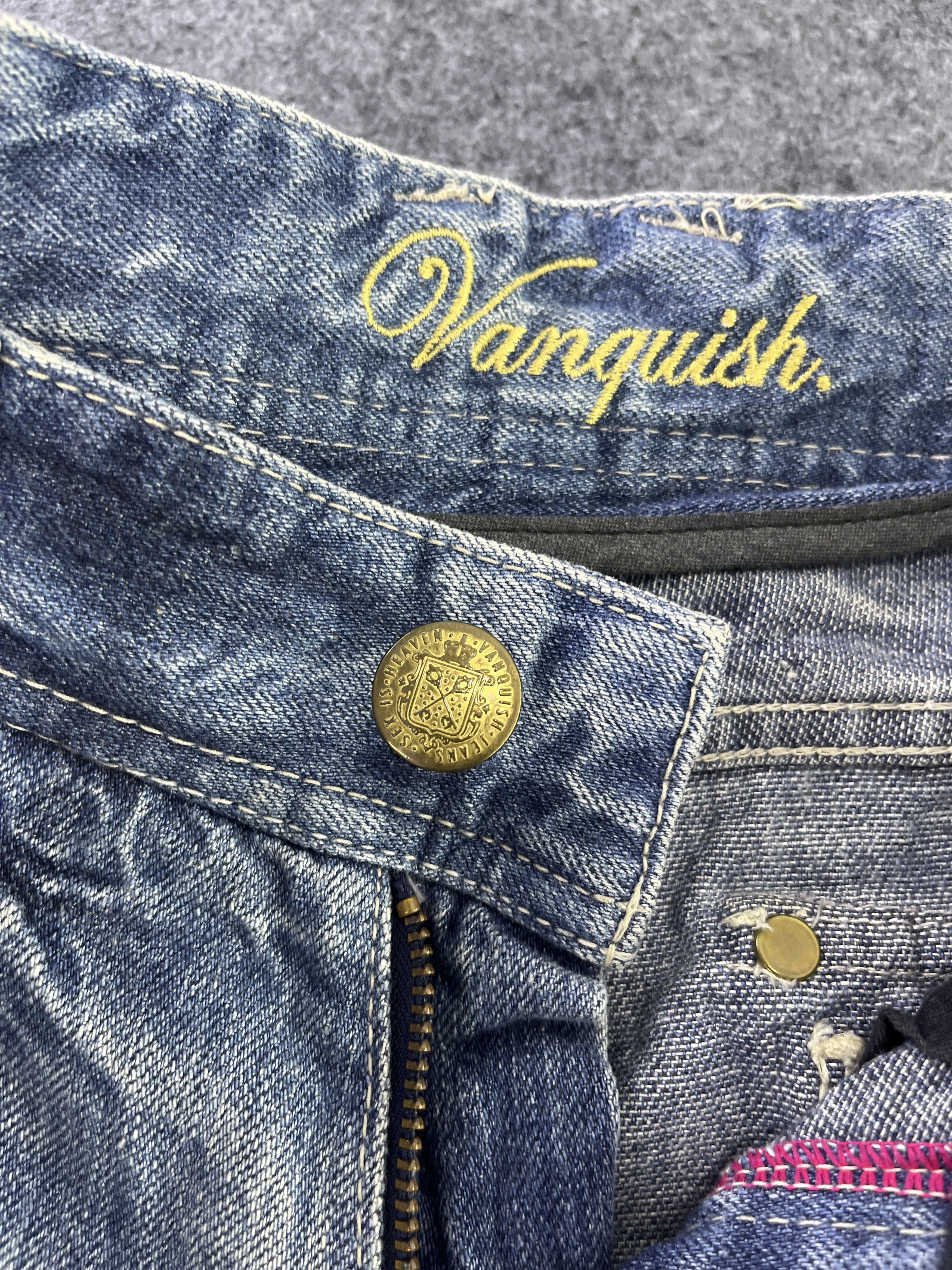 Vanquish Vanquish Paint Splashes Jeans Flare Denim - J939 Size 32" / US 10 / IT 46 - 7 Thumbnail