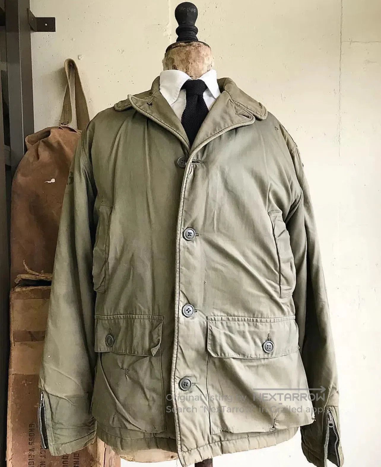 The Real McCoy's real mccoy AL1 Navy Flight Jacket. Size US M / EU 48-50 / 2 - 1 Thumbnail