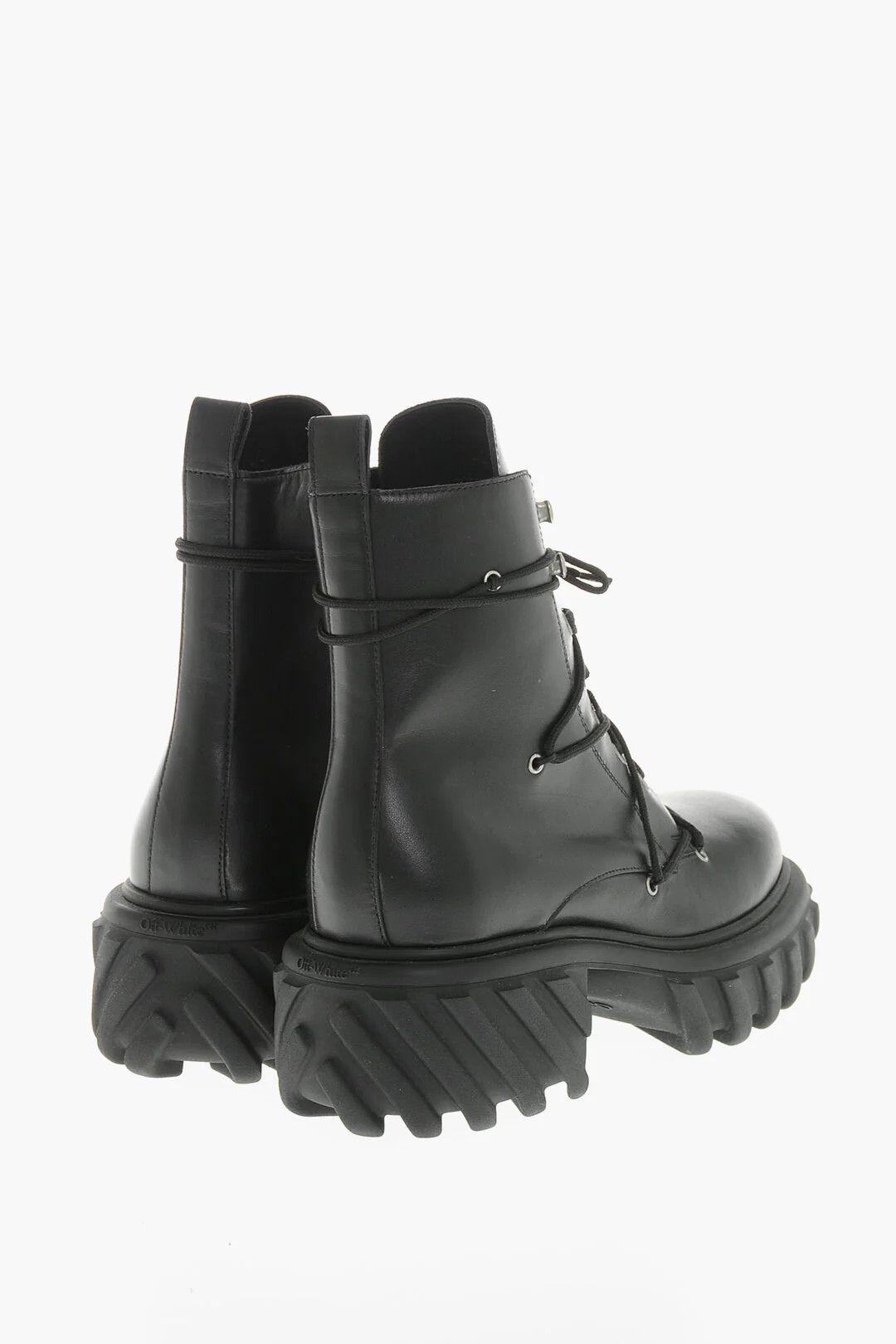 Off-White og1mm0426 Leather Boots in Black Size US 7 / IT 37 - 2 Thumbnail
