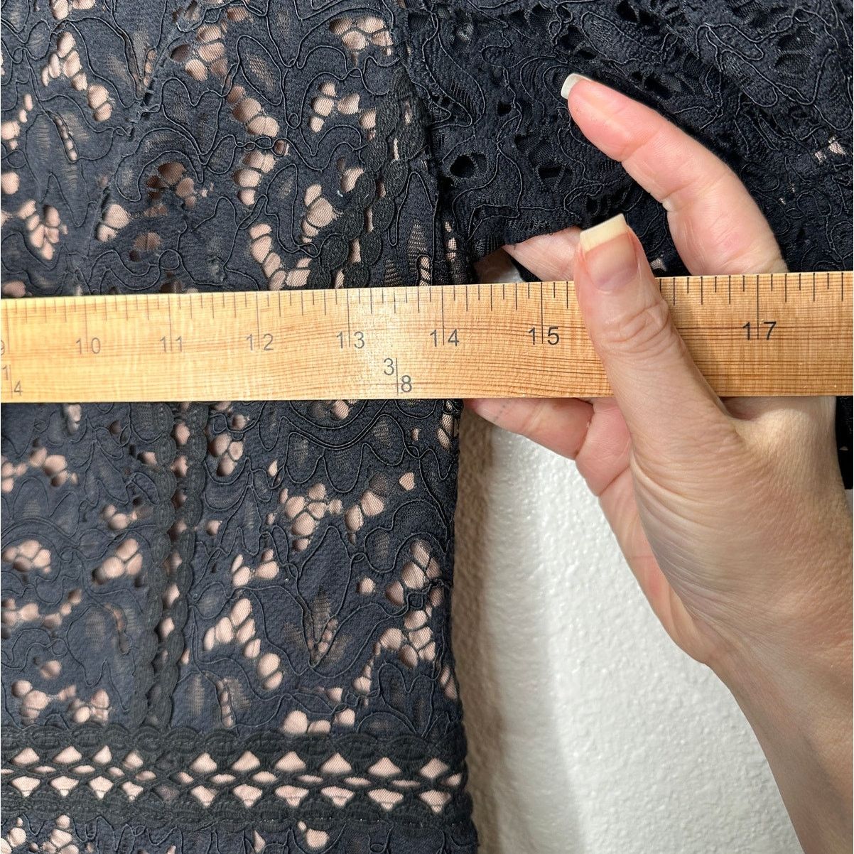 Jonathan Simkhai Jonathan Simkhai Black Eyelet Nude Lining Puff Sleeve Mini 4 Size S / US 4 / IT 40 - 15 Thumbnail
