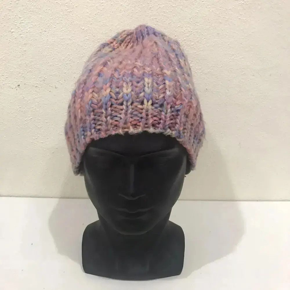 Vintage Japanese Brand Knit Beanie Hat Size ONE SIZE - 3 Thumbnail